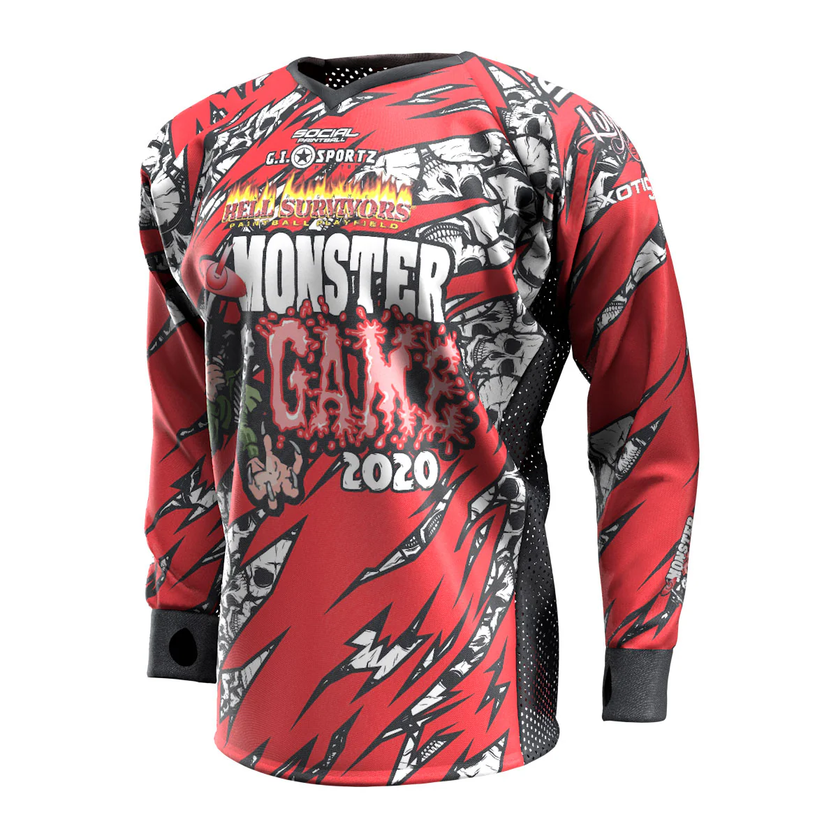 2020 Michigan Monster Game Custom Event Smpl Jersey, Red Team