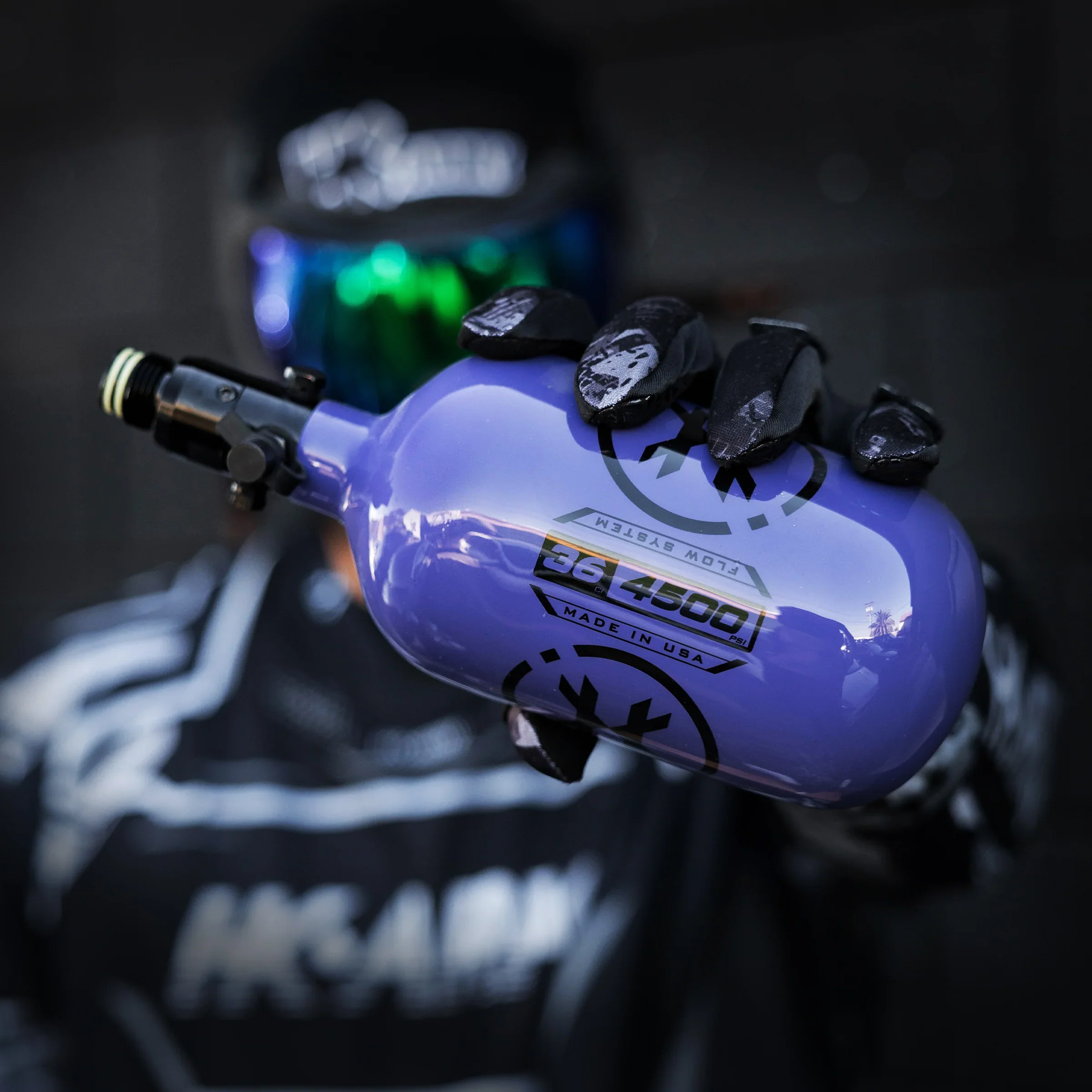 36ci / 4500Psi - Icon - Extra Lite Carbon Fiber Tank - Standard Reg - Purple - Image 2