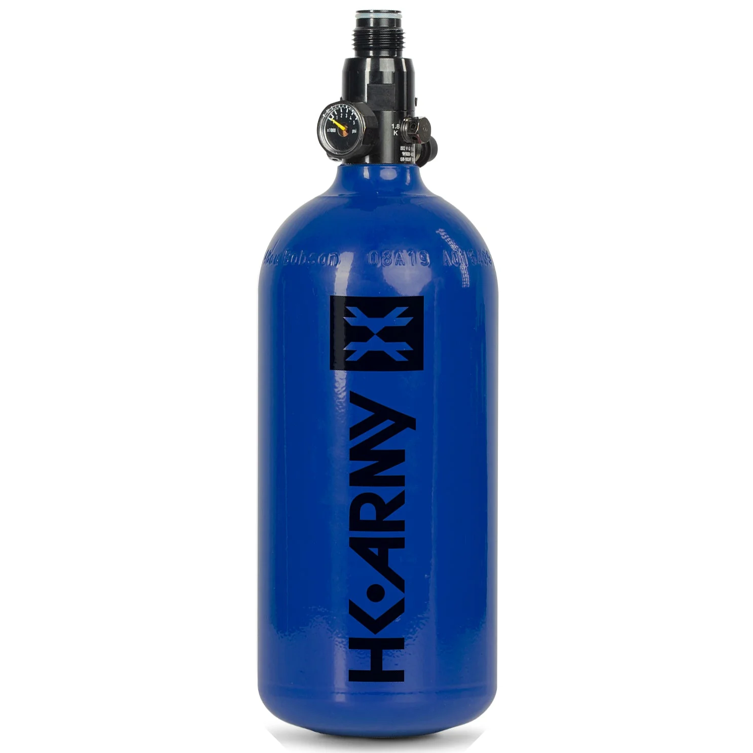 48ci / 3000psi Aluminum Compressed Air Tank - Blue - Image 2