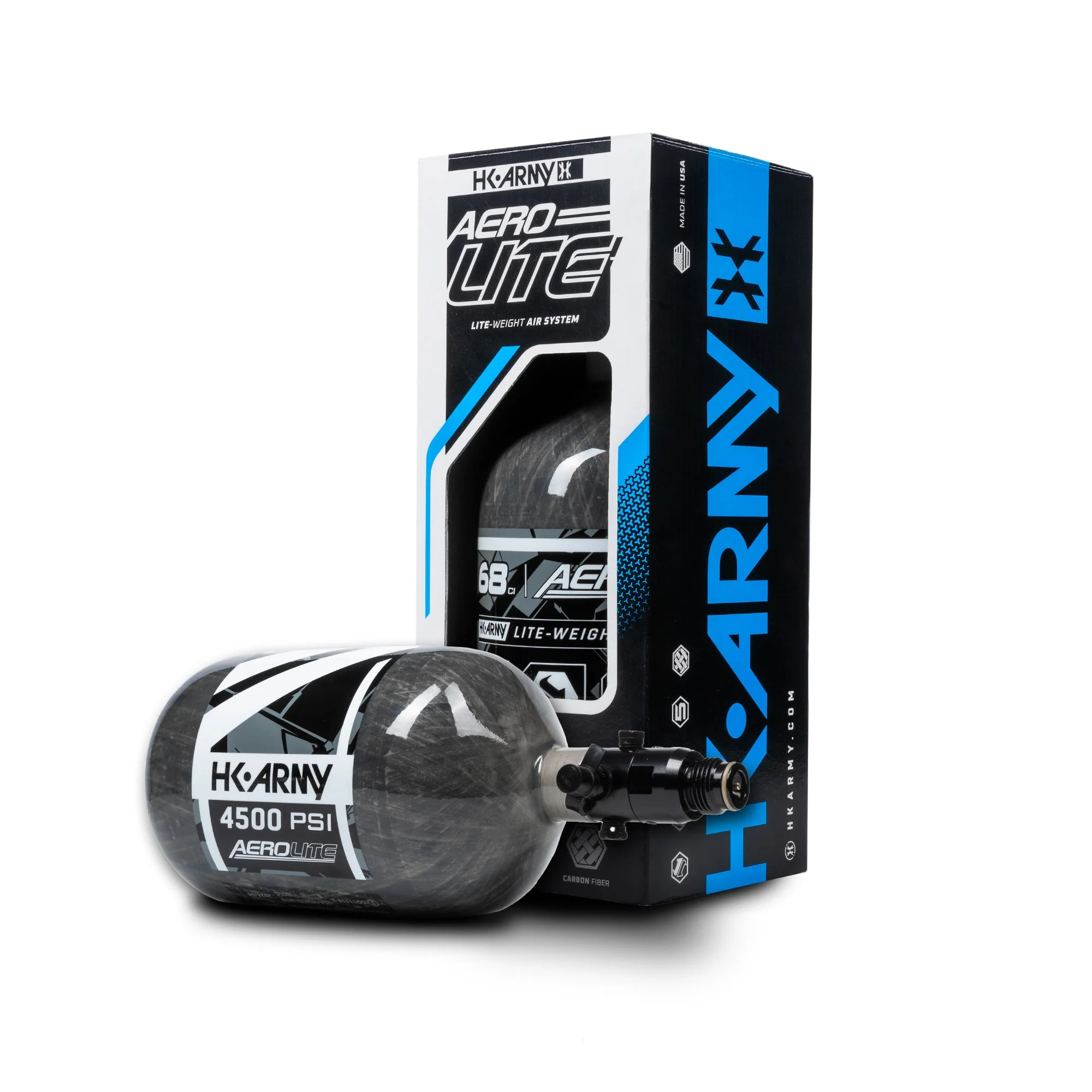 AeroLite Carbon Fiber Tank - 68ci / 4500psi - Smoke - Image 3