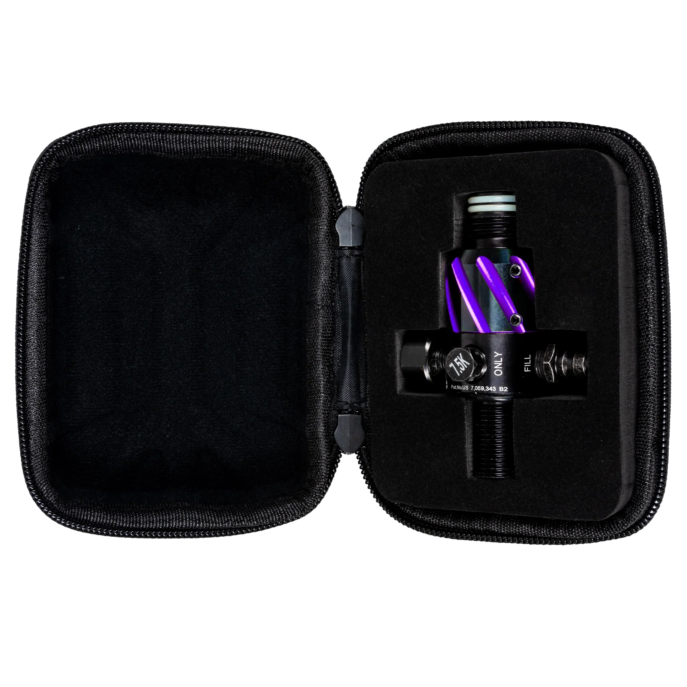 AEROLITE ELITE PRO REG - ORBIT - BLACK/PURPLE | output pressure 450-650psi | HK Air Tank Regulator - Image 3