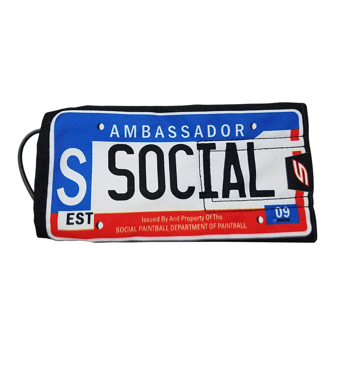 Barrel Cover, Ambassador License Plate