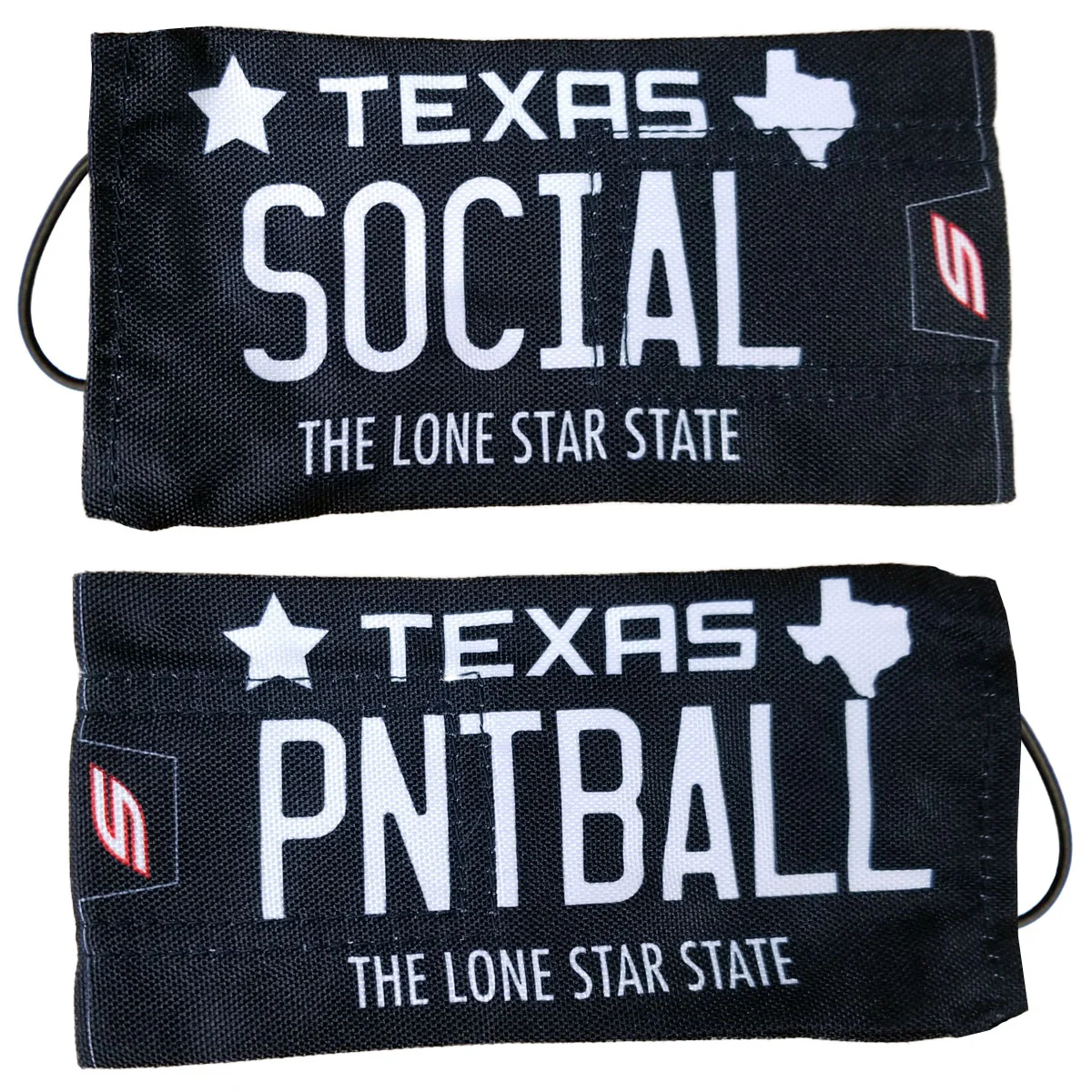Barrel Cover, Texas Classic Black State License Plate
