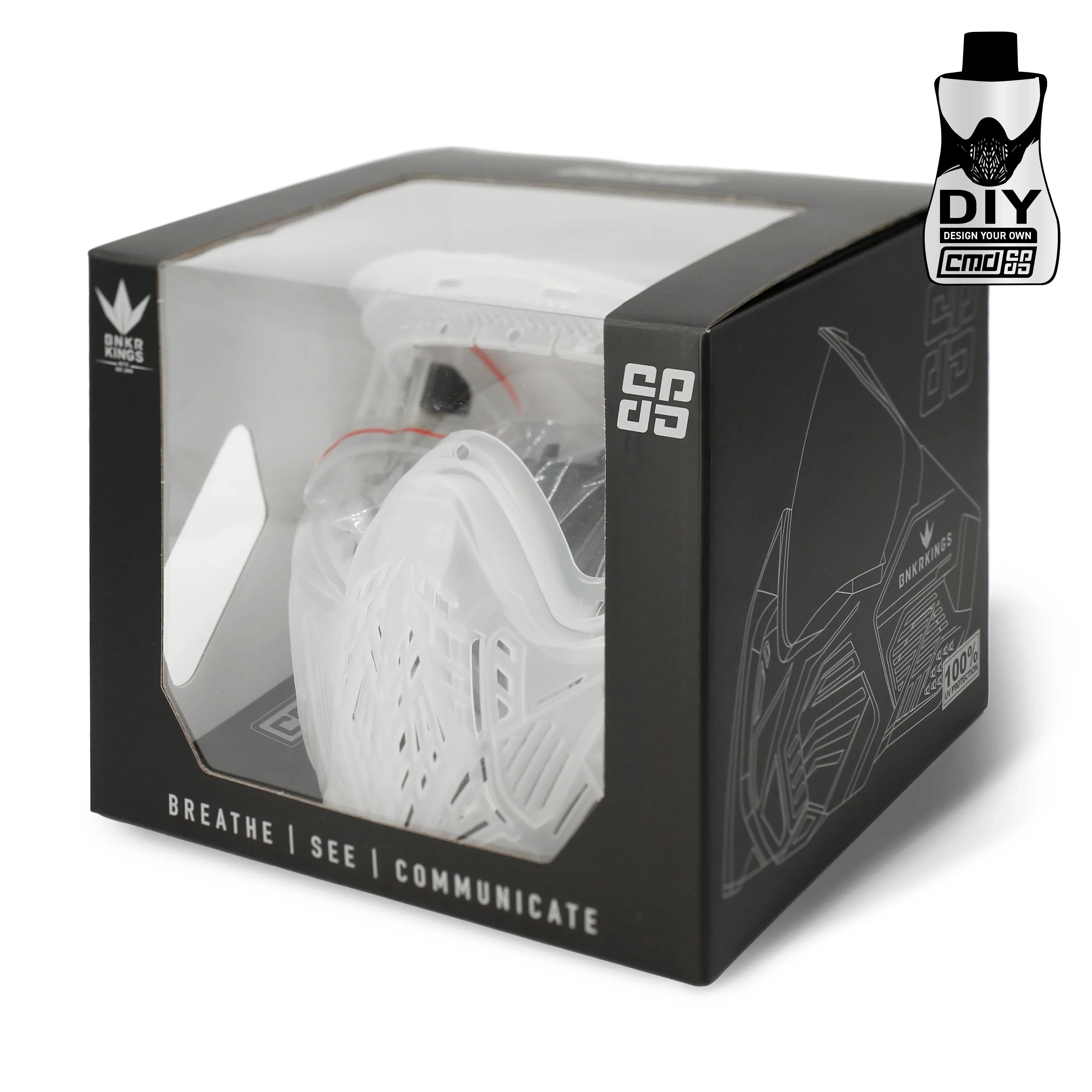 Bunkerkings CMD Goggles - Clear - DIY Color Kit - Image 5