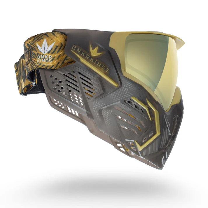 Bunkerkings - CMD Paintball Goggle - Black Gold - Image 5