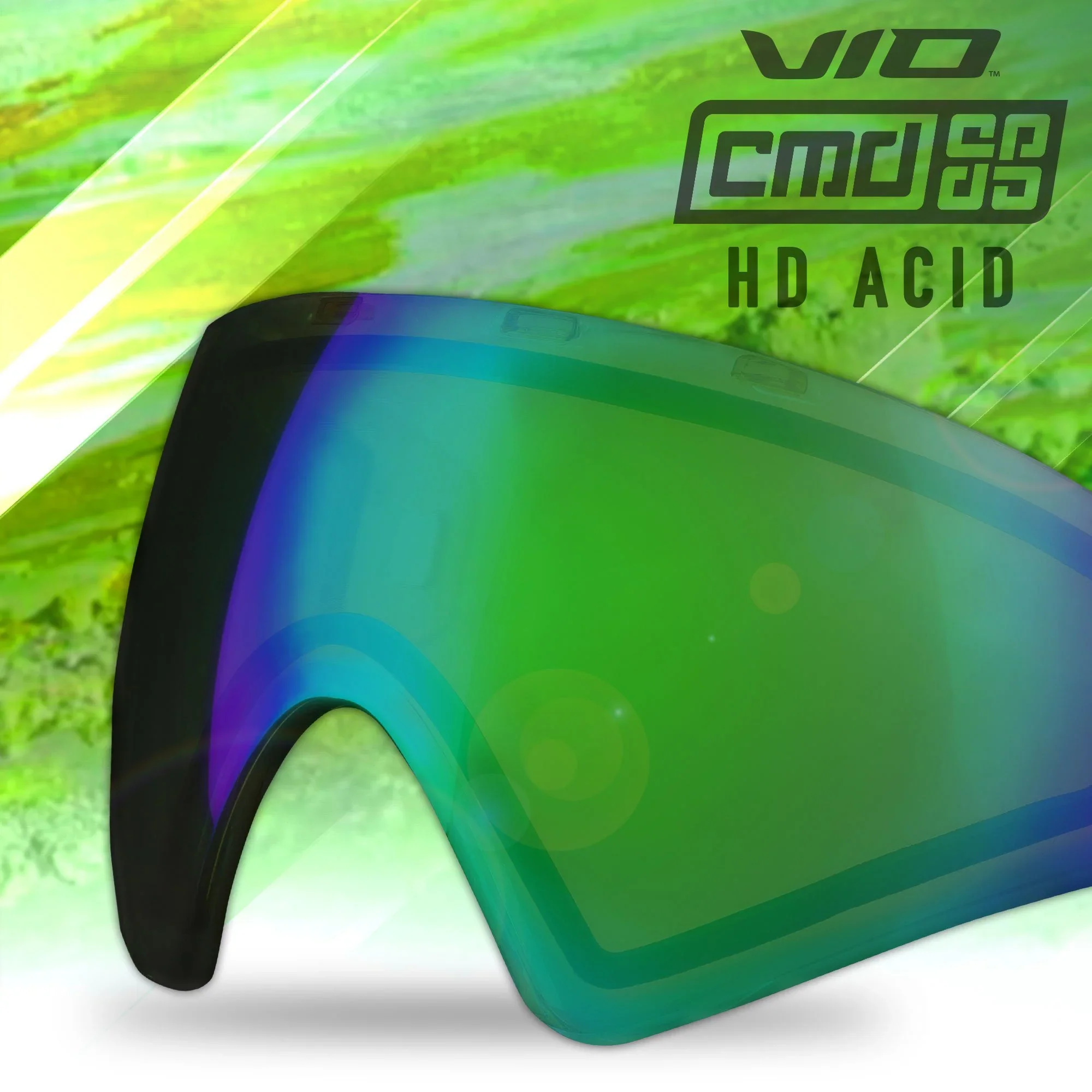 Bunkerkings CMD/VIO Lens - HD Acid - Paintball Goggle Lens - Image 2