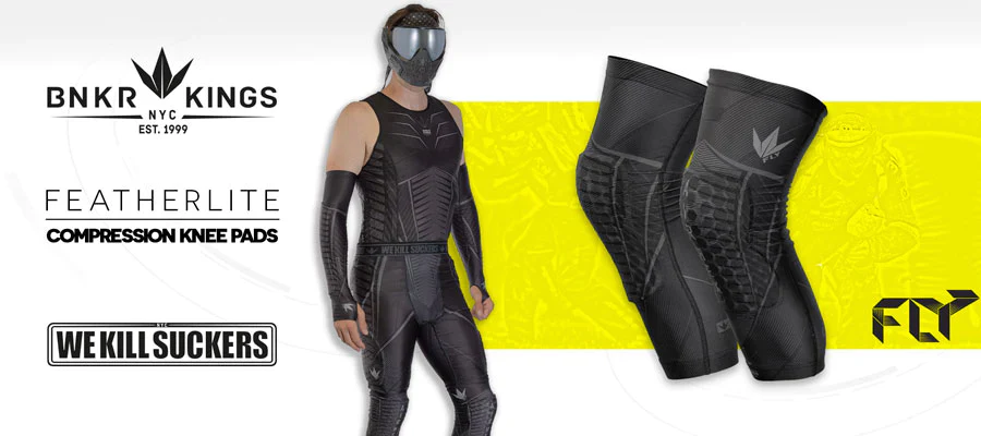 Bunkerkings Fly Compression Paintball Knee Pads - Image 7