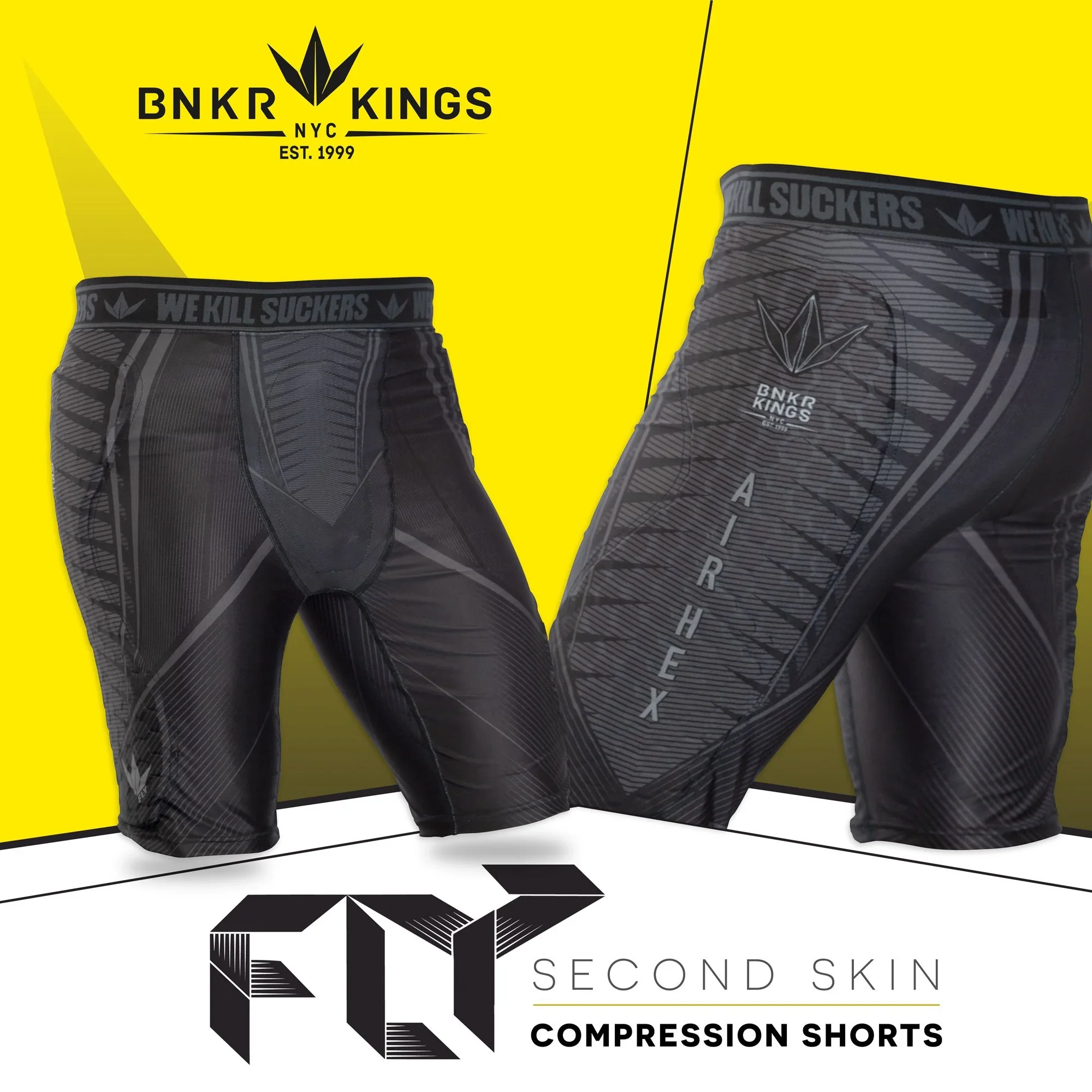 Bunkerkings Fly Compression Shorts | Slide Shorts - Image 5