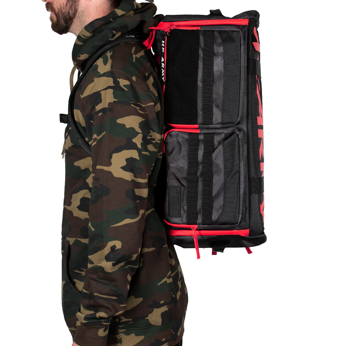 Expand 35L - Backpack - Shroud Black/Red | Paintball Gear Bag | Hk Army - Image 2