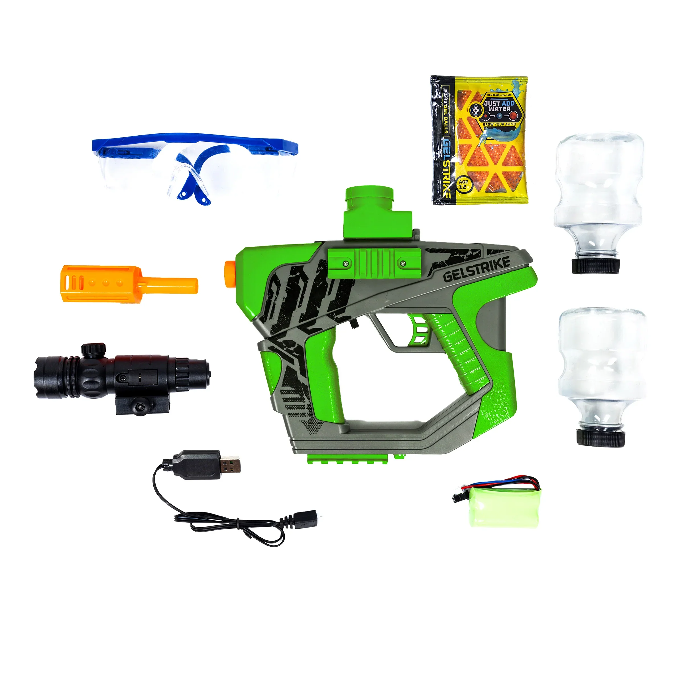 Gellyball kit with Laser | Delta Blaster | Gelstrike | Color: Electric Green - Image 6