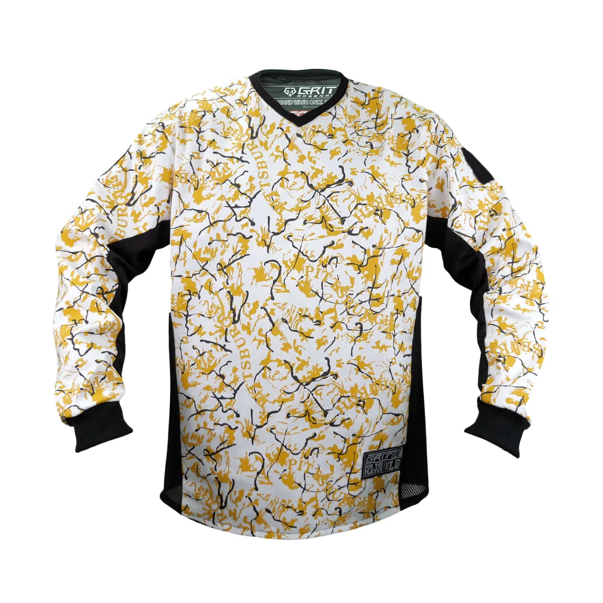 Grit O.G. Renegade Jersey, Yellow Fire | Social Paintball Jersey