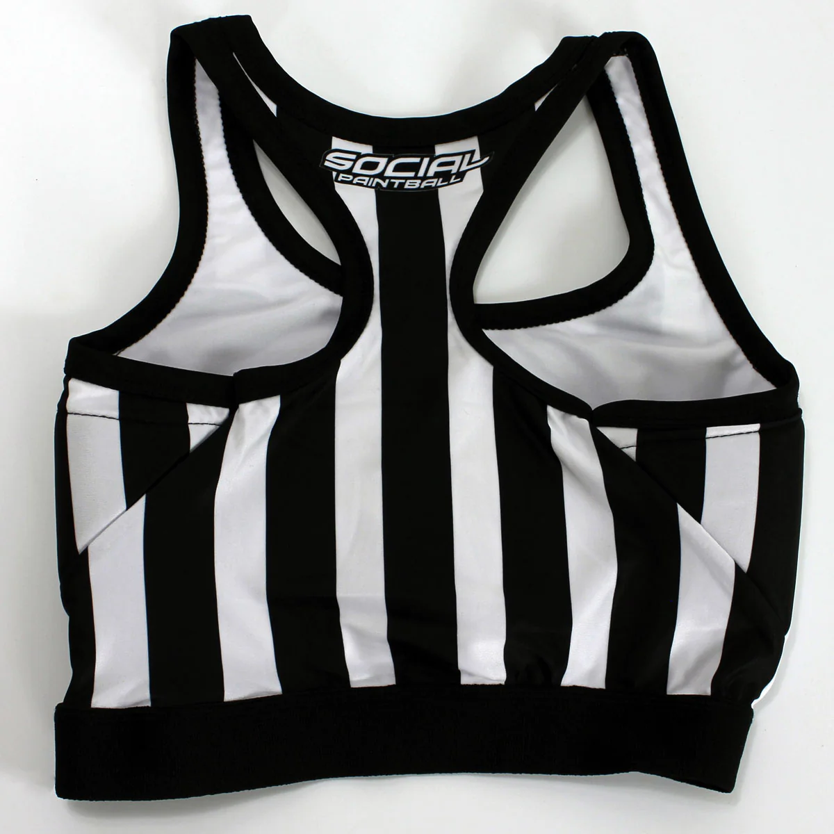 Grit Women's Racerback Padded Sports Bra, Zebra Ref - Image 2