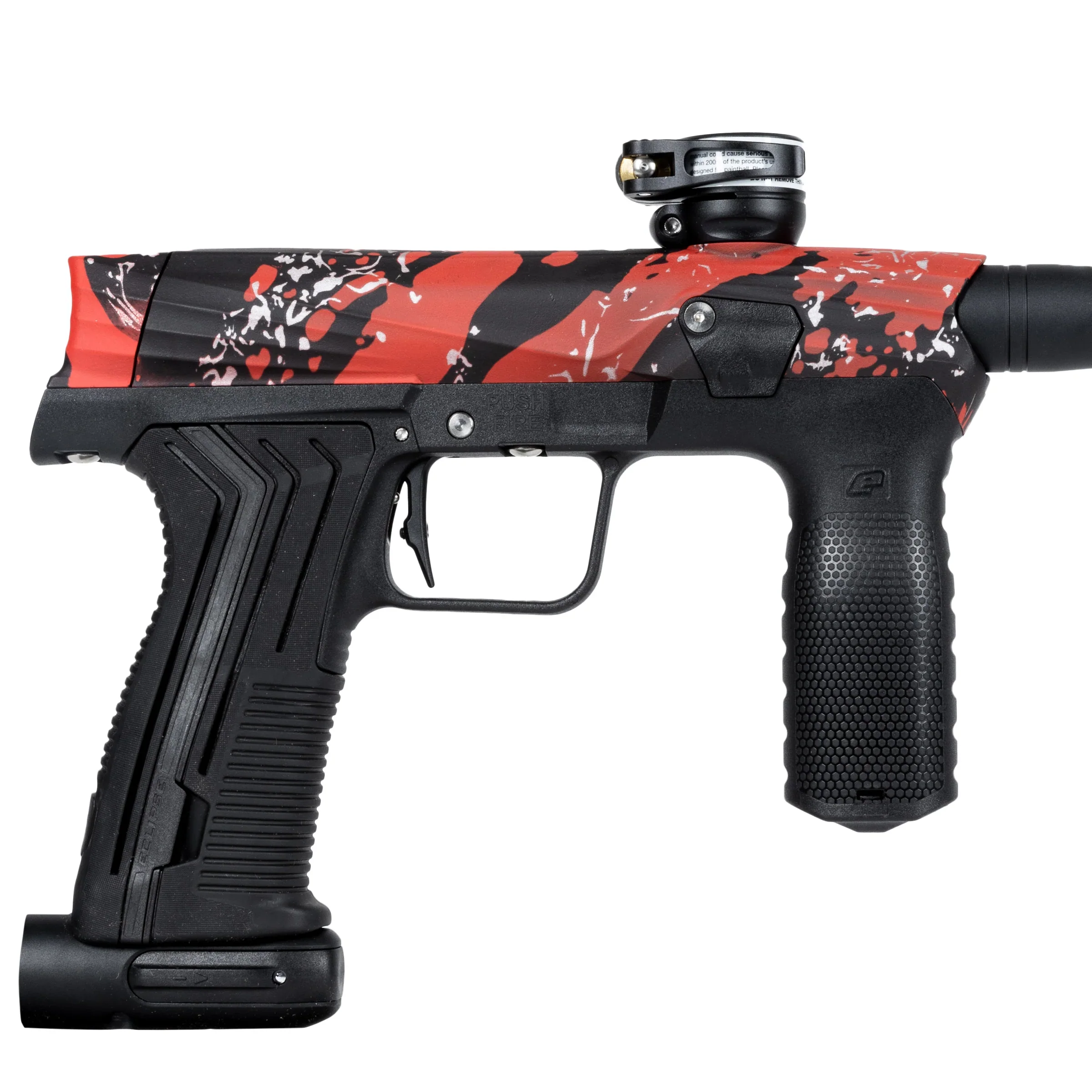 HK Army Etha 3M Mech | Color: Fracture Red | Paintball Mechanical Marker - Image 3