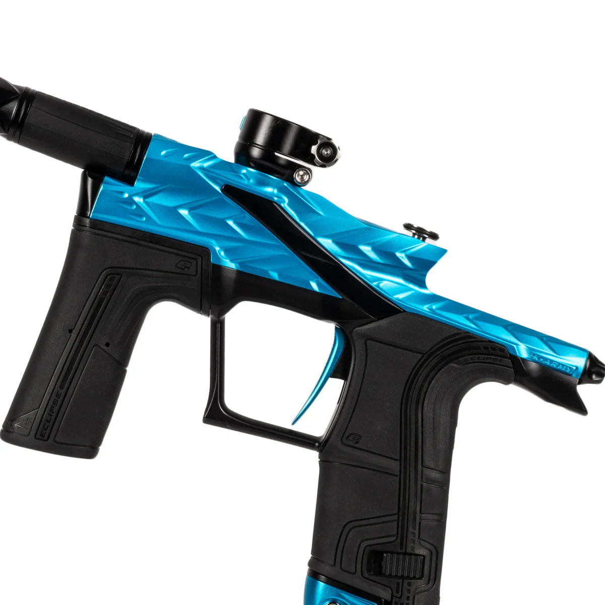 HK Army Fossil - Eclipse LV2 - Abyss (Turquoise/Black) | Paintball Electronic Marker - Image 6