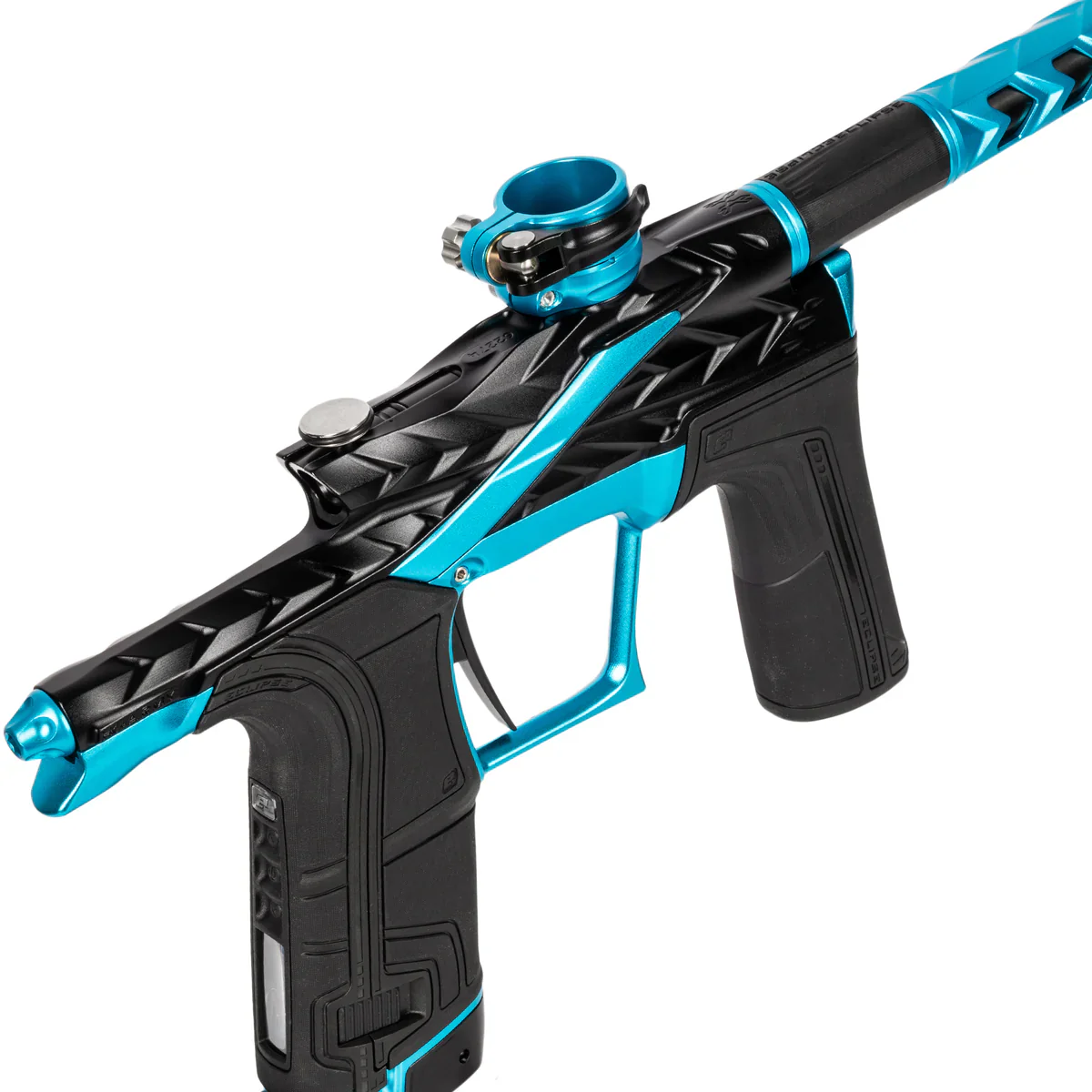 HK Army Fossil - Eclipse LV2 - Tsunami (Black/Turquoise)x | Paintball Electronic Marker - Image 2