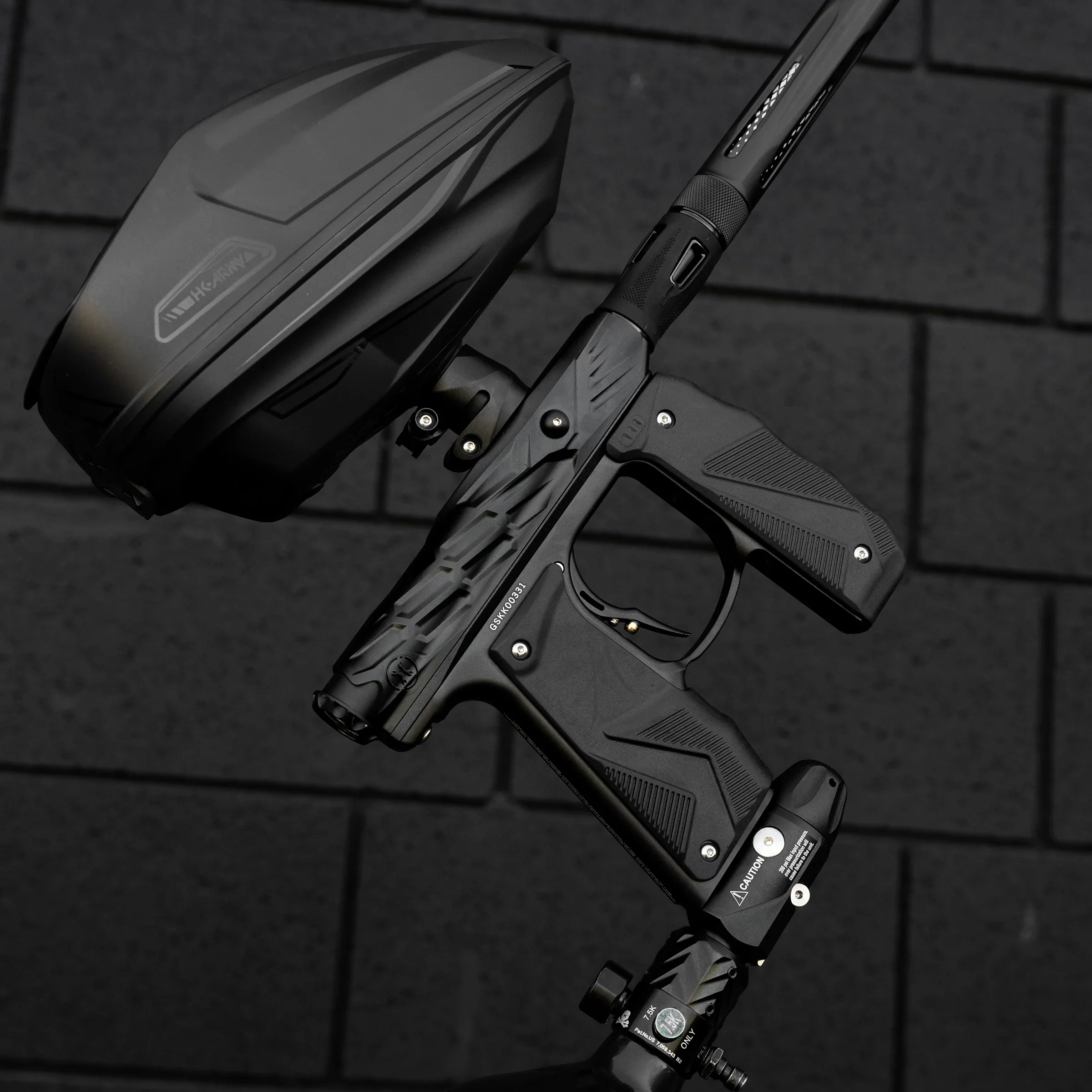 HK Army Hive Mini GS With Lazr-barrel | Black/Black | Paintball Electronic Marker - Image 2