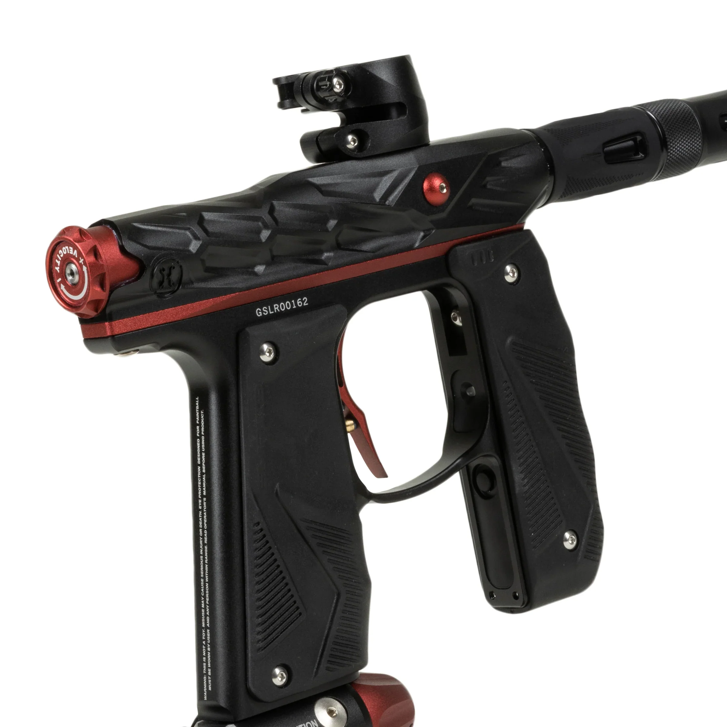 HK Army Hive Mini GS With Lazr-Barrel | Black/Red | Paintball Electronic Marker - Image 5