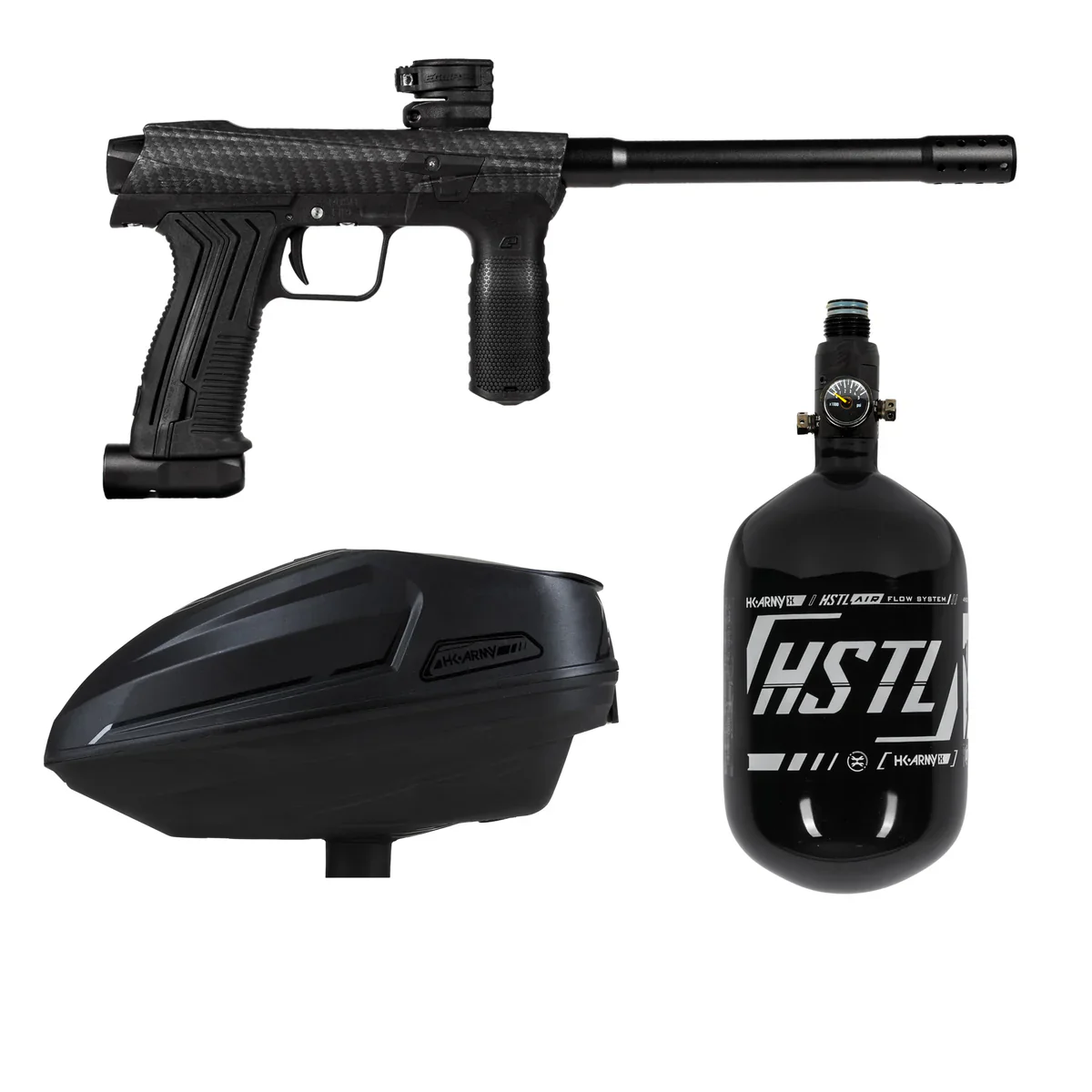 HK EMEK Mechanical Marker Package "Carbon Fiber" with Sonic Loader and HSTL 68ci/4500 Tank