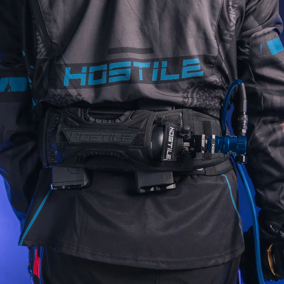 Hostile® XLP Regulator - Side Port Quick-Disconnect - Blue - Image 9