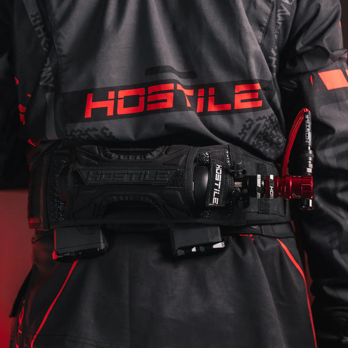 Hostile® XLP Regulator - Side Port Quick-Disconnect - Red - Image 10