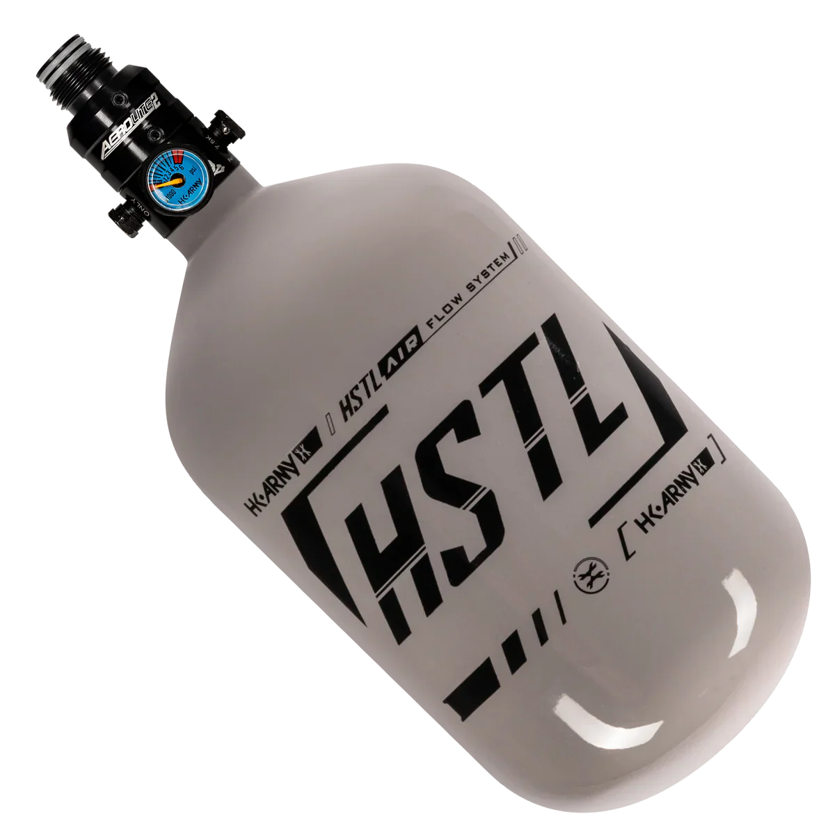 HSTL - Carbon Fiber Tank - Standard Reg - 68ci / 4500psi - Grey/Black