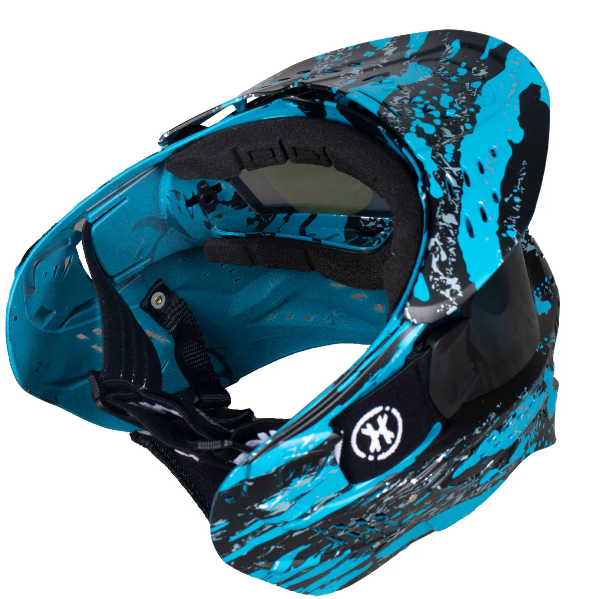 HSTL Goggle | Fracture Black/Torquoise | Paintball & Airsoft Goggle - Image 5