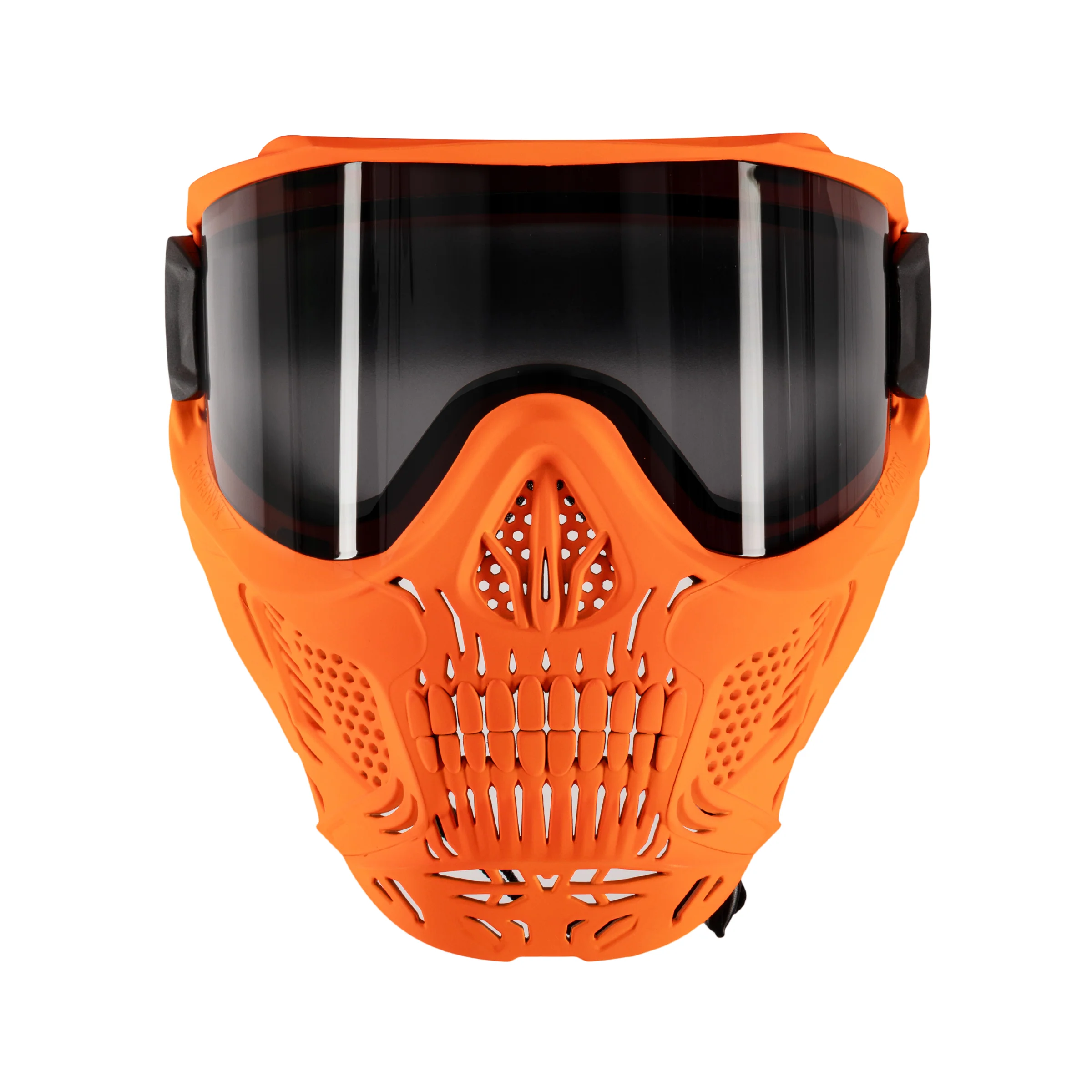 HSTL Skull Goggle "Neon Orange" - W/ Smoke Lens | Paintball Goggle | Mask | Hk Army - Image 2