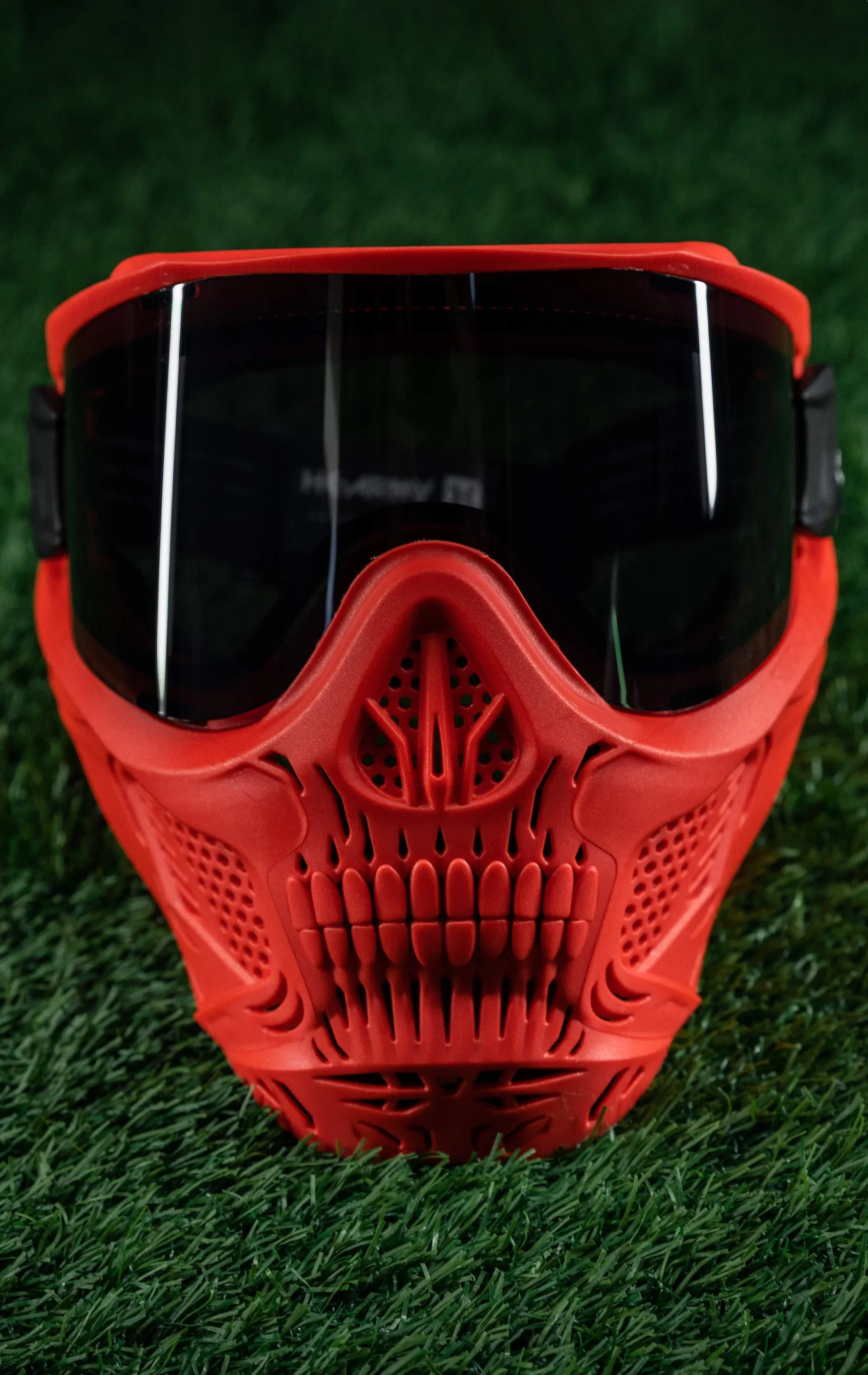 Hstl Skull Goggle "Sinner" - Red W/ Smoke Lens | Paintball Goggle | Mask | Hk Army - Image 8
