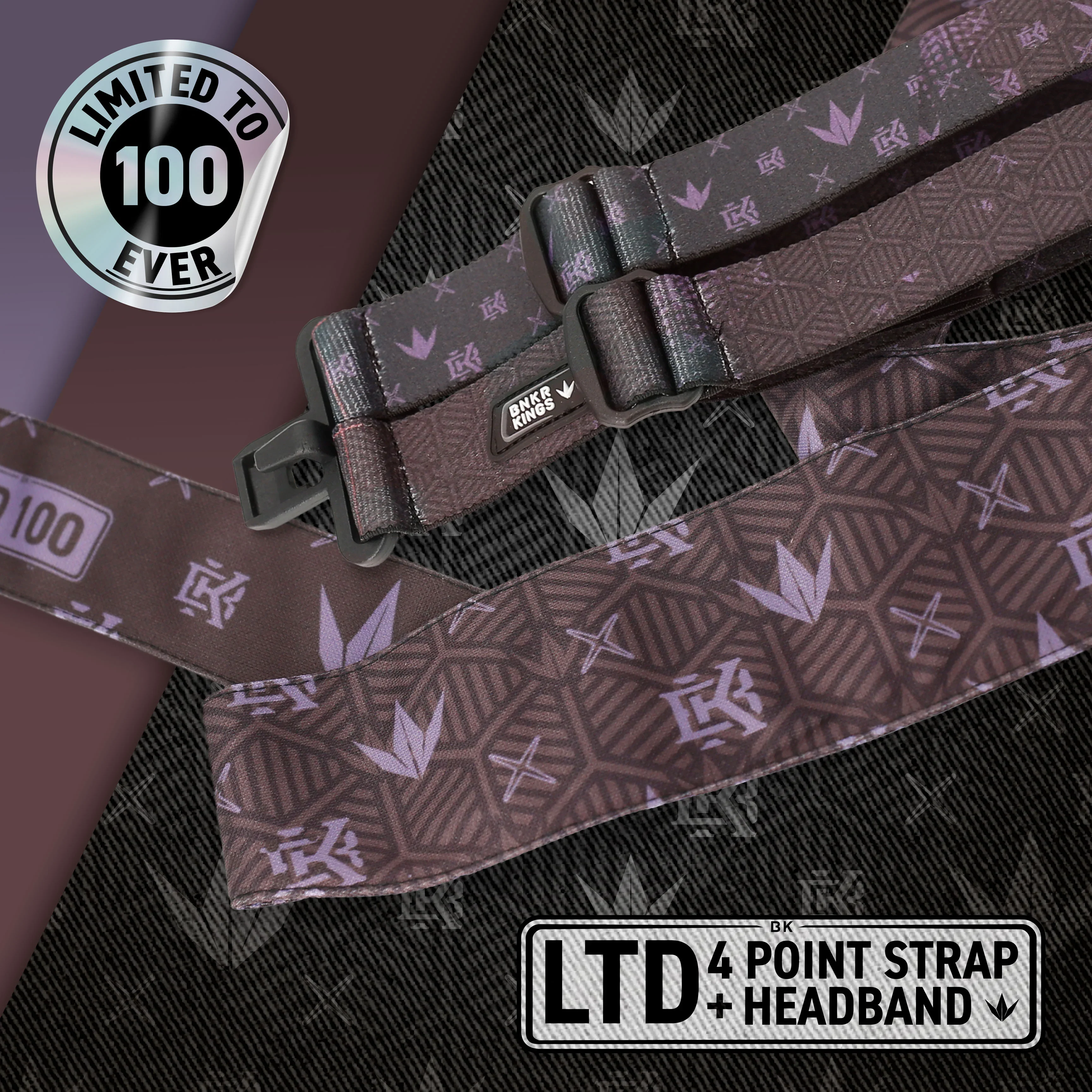 Kings Coronation 4-Point Goggle Strap & Headband Pack - Limited Edition - Image 5