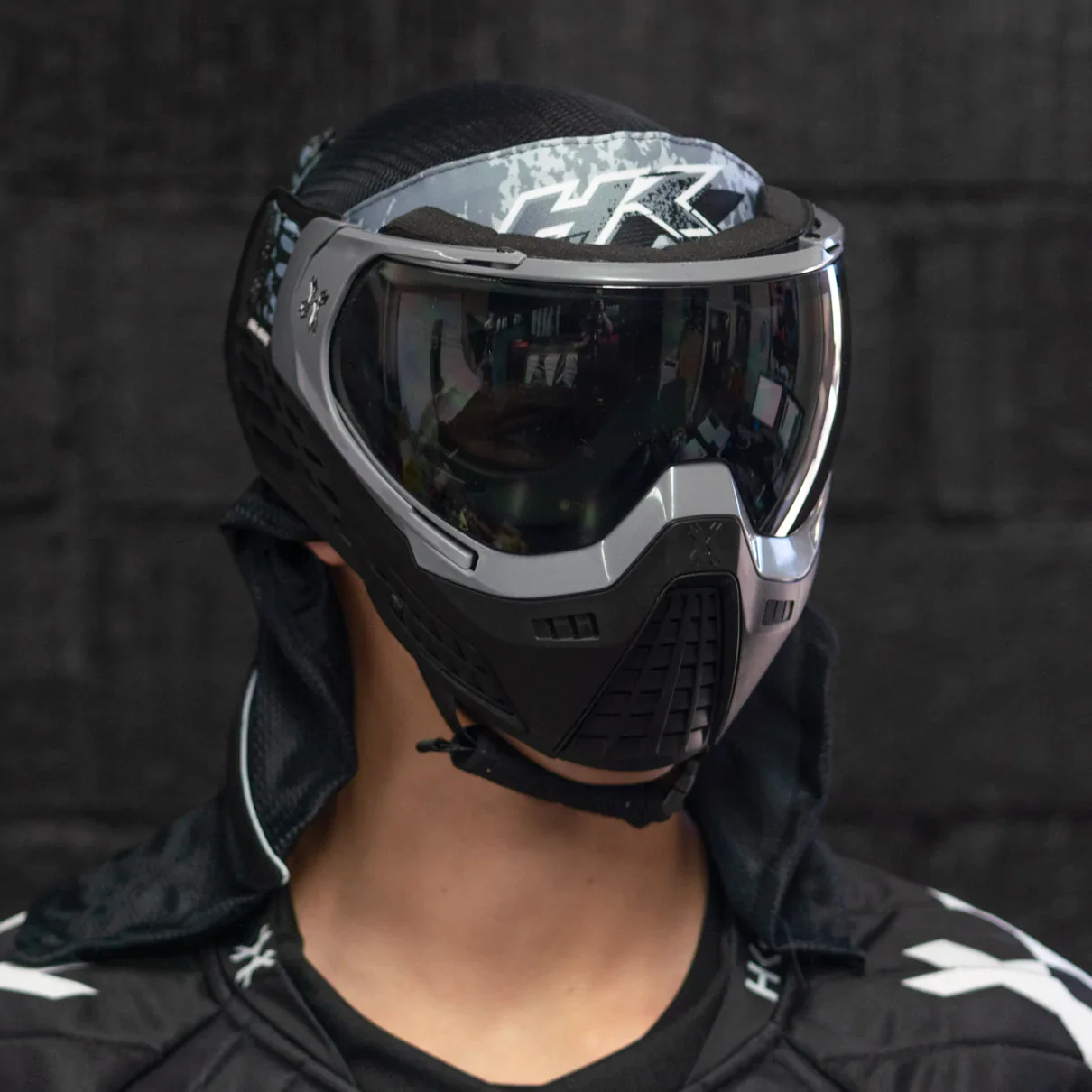 KLR Goggle Blackout Grey (Grey/Black) | Paintball Goggle | Mask | Hk Army - Image 6