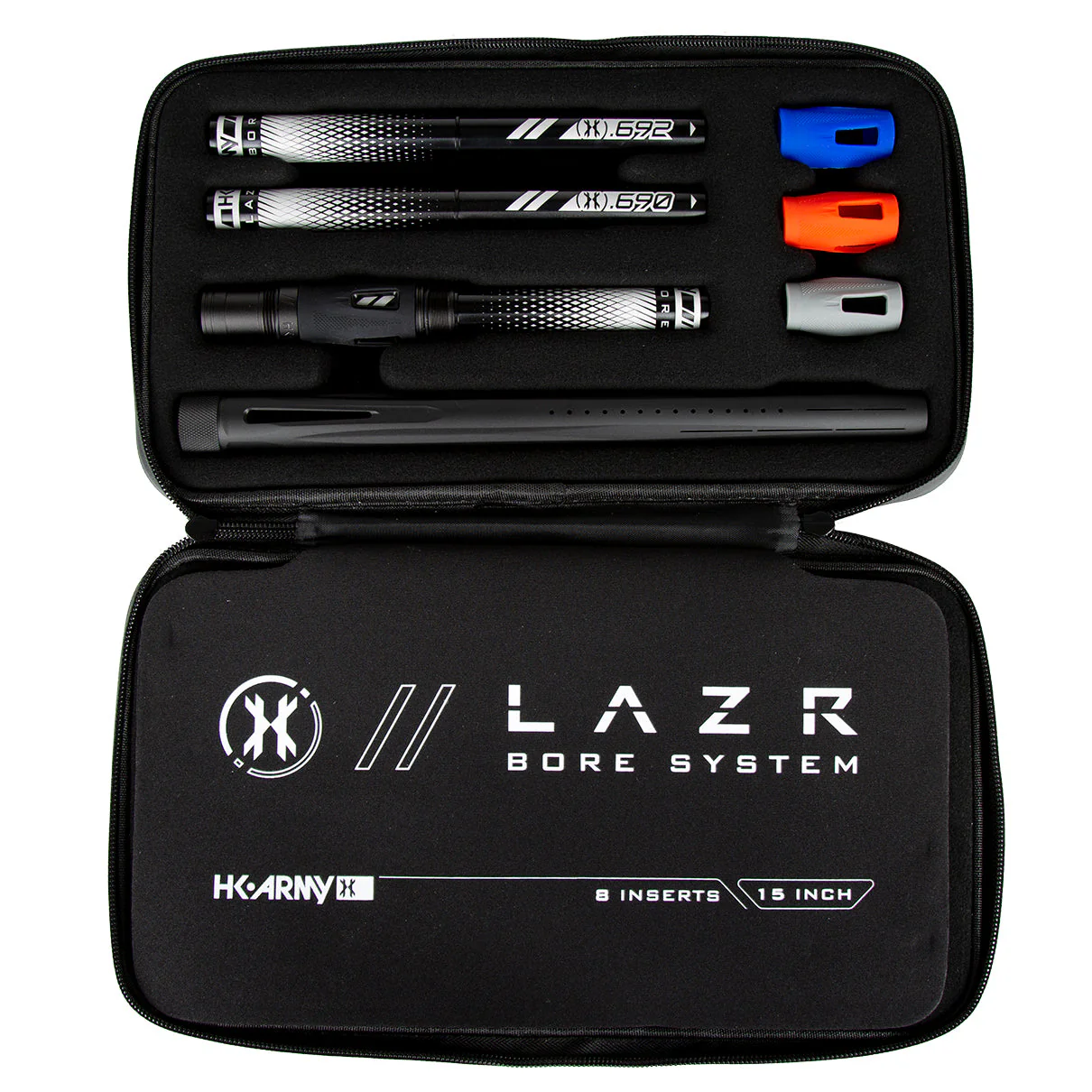 LAZR Barrel Kit - Dust Black - Black Inserts - Cocker Threads - Image 2