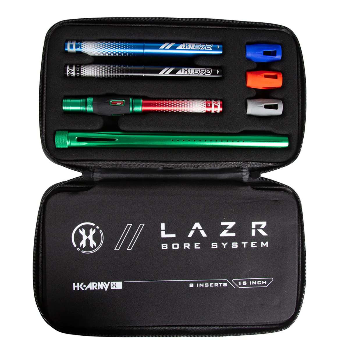 Lazr Barrel Kit - Dust Green - Colored Inserts - Cocker Threads - Image 2