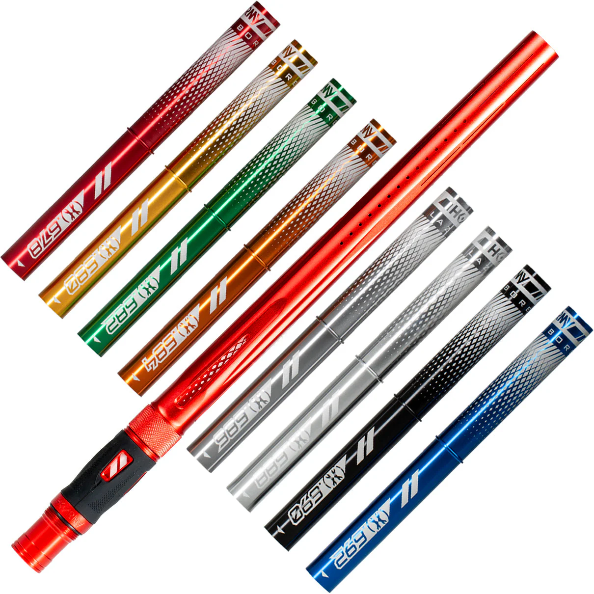 LAZR Barrel Kit - Dust Red - Colored Inserts - Cocker Threads