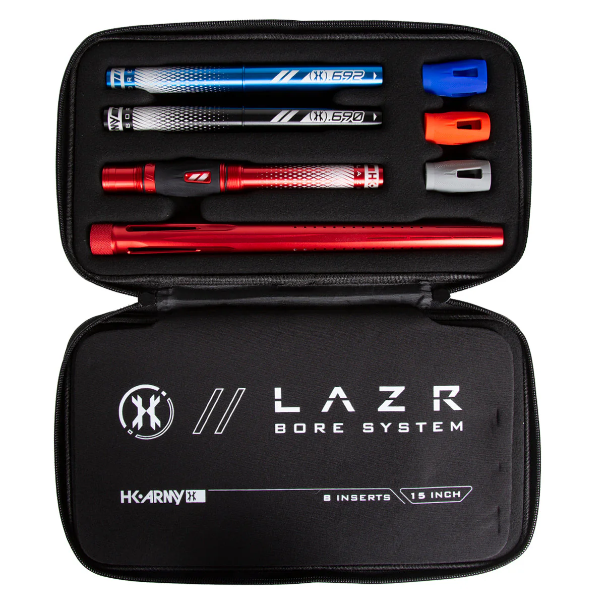 LAZR Barrel Kit - Dust Red - Colored Inserts - Cocker Threads - Image 2