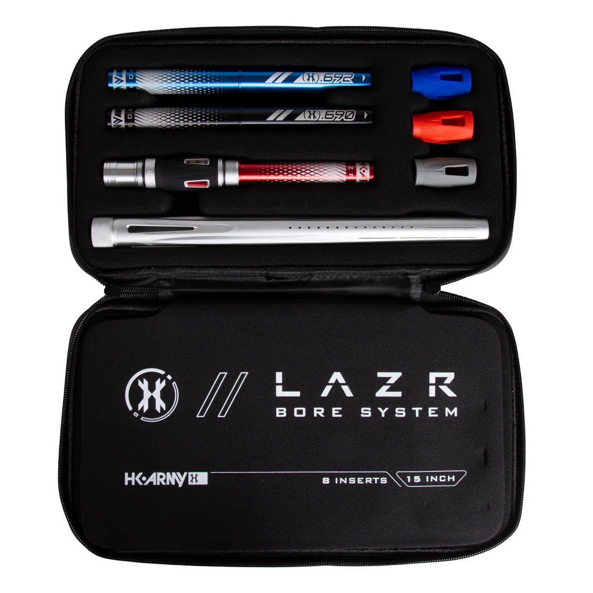 Lazr Barrel Kit - Dust Silver - Colored Inserts - Cocker Threads - Image 2