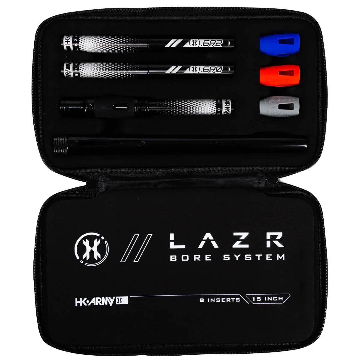 Lazr Barrel Kit - Polish Black - Black Inserts - Cocker Threads - Image 2