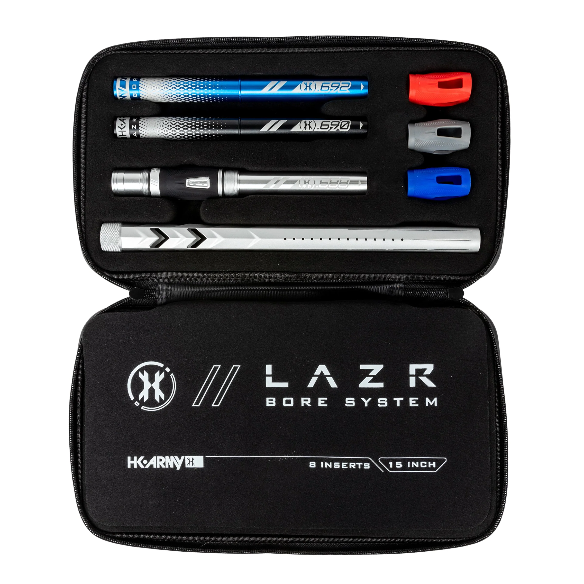 LAZR Elite Fossil Barrel Kit - 15' Dust Silver - Colored Inserts - Cocker Threads - Image 5