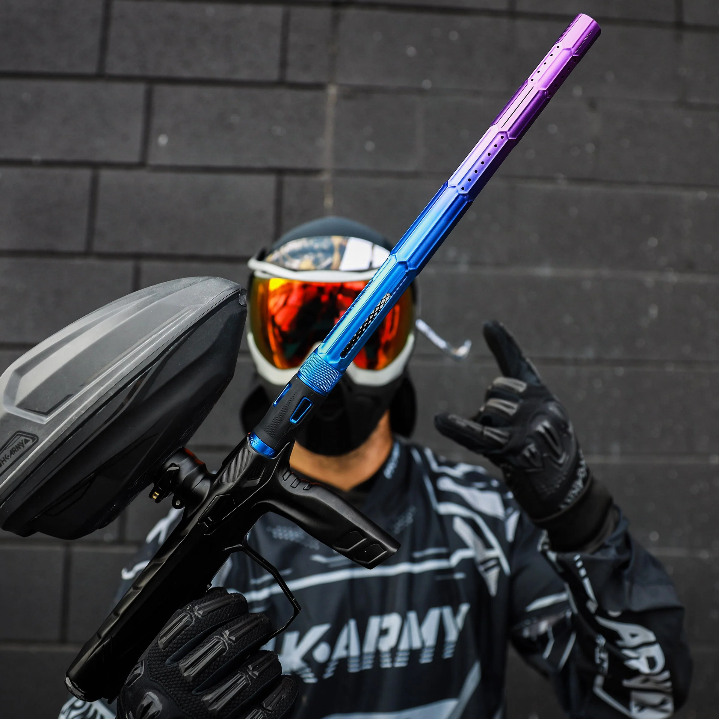 LAZR Elite Fractal Barrel Kit - 15' Blue/Purple Black Inserts - Cocker Threads - Image 3