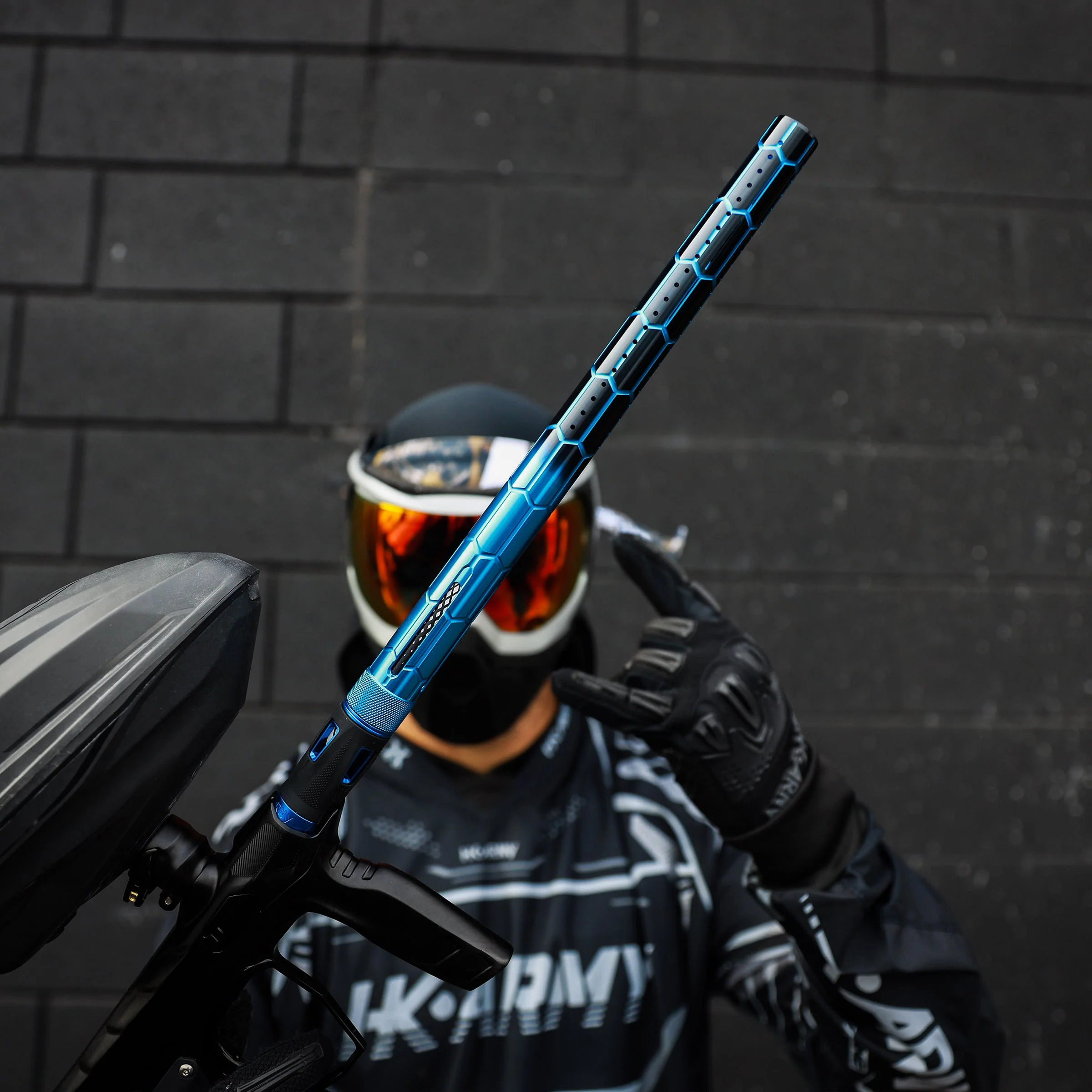 LAZR Elite Nexus Barrel Kit - 15' Blue/Black Colored Inserts - Cocker Threads - Image 3