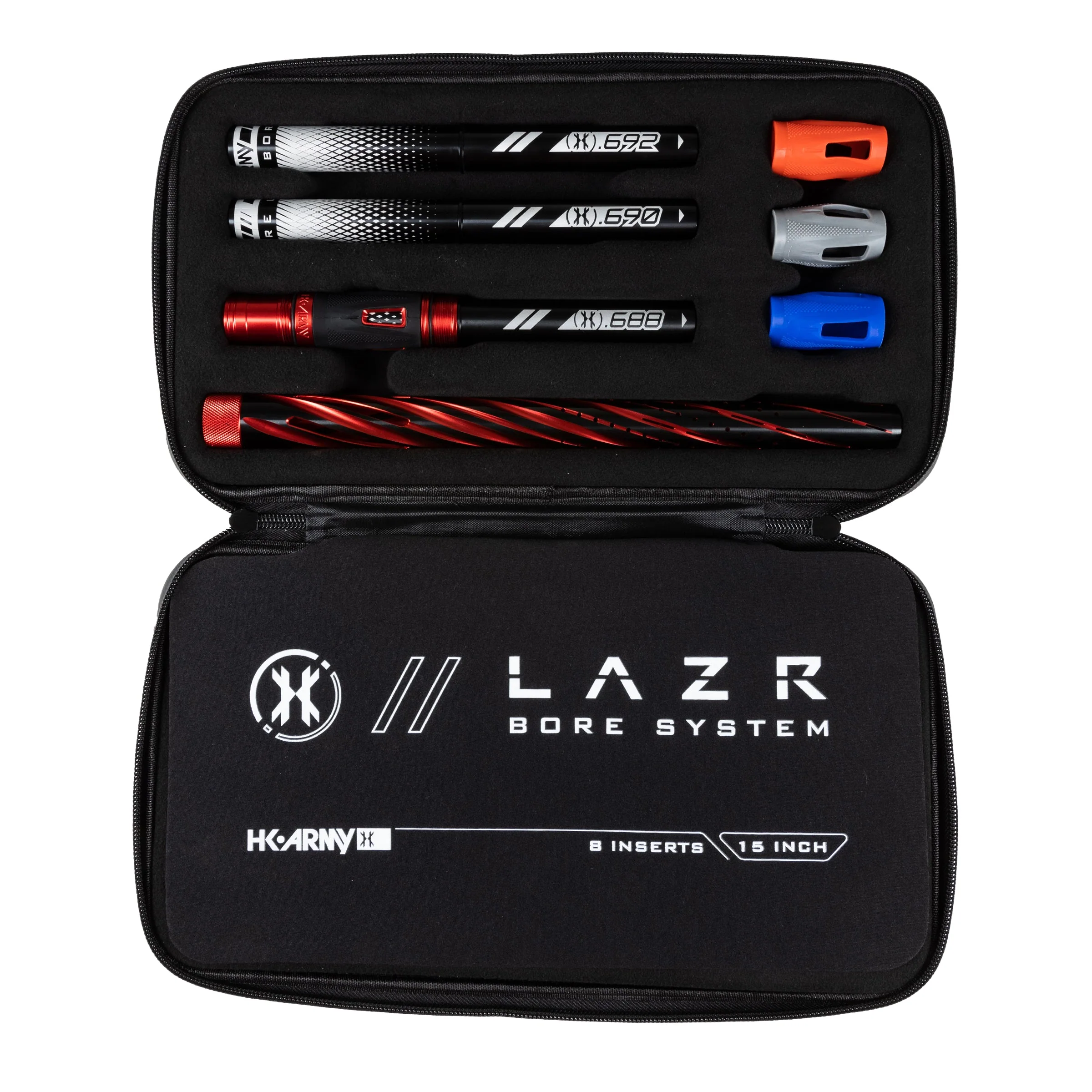 LAZR Elite Orbit Barrel Kit - 15' Dust Red/Black Inserts - Cocker Threads - Image 3
