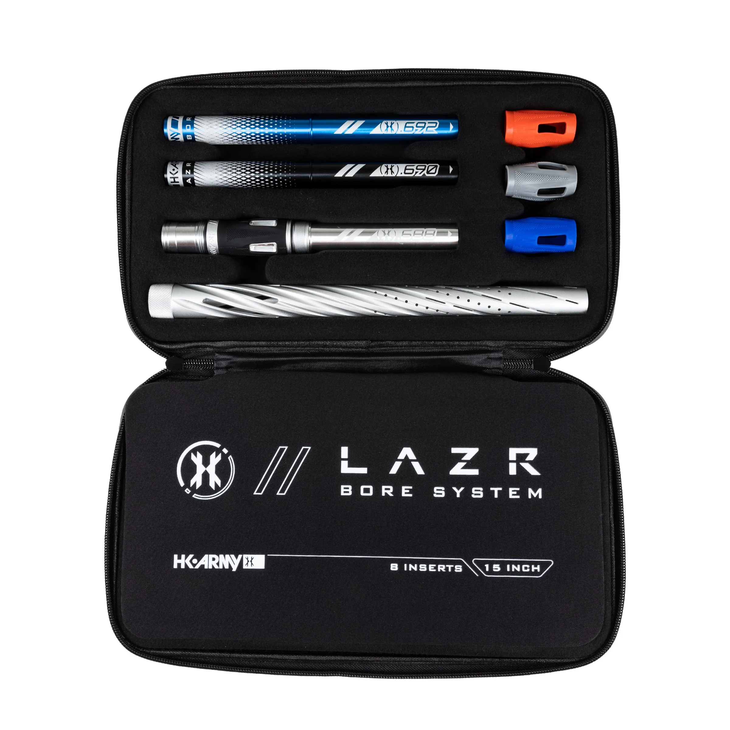 LAZR Elite Orbit Barrel Kit - 15' Dust Silver/Colored Inserts - Cocker Threads - Image 3