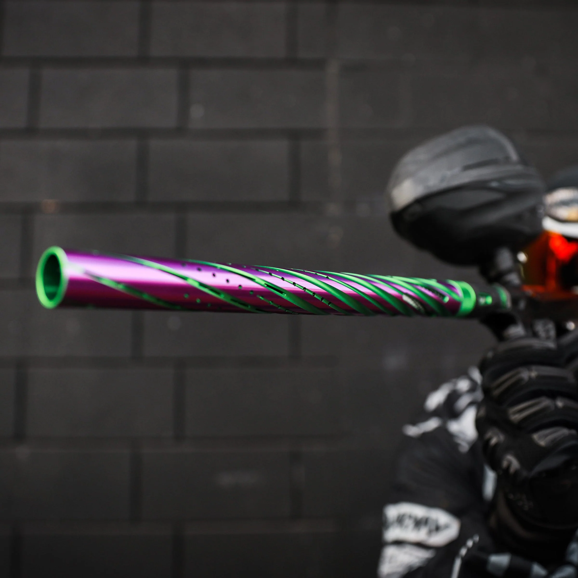 LAZR Elite Orbit Barrel Kit - 15' Green/Purple Black Inserts - Cocker Threads - Image 5