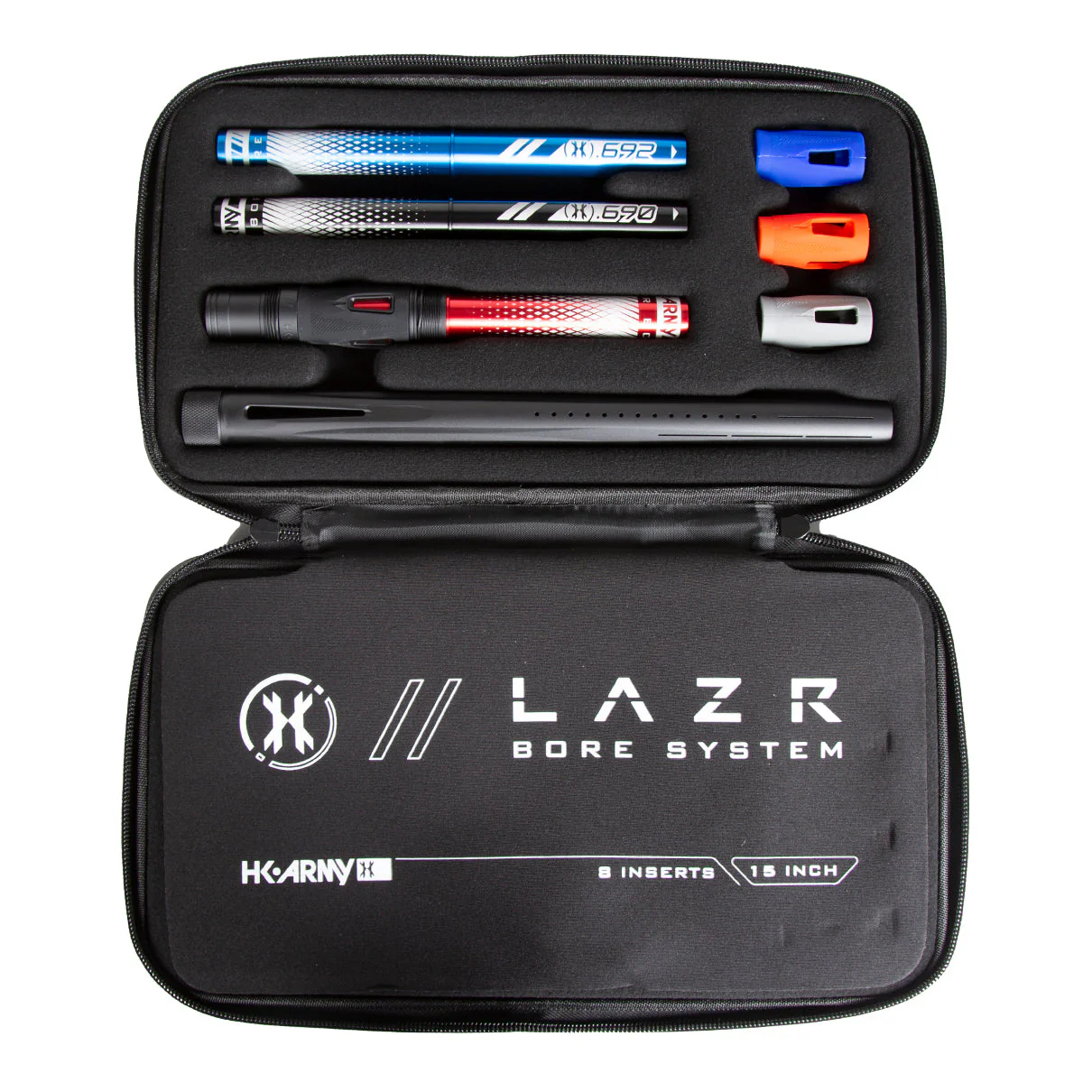 LAZR Barrel Kit - Dust Black - Colored Inserts - Cocker Threads - Image 2