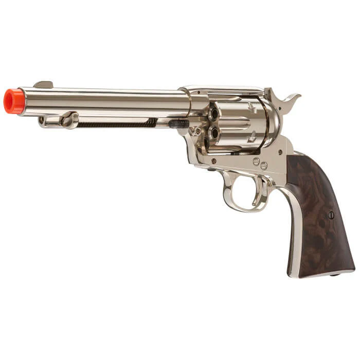 Legends Smoke Wagon 6 Mm Airsoft Pistol Revolver Nickel | Buy Umarex Airsoft Pistols - Image 2