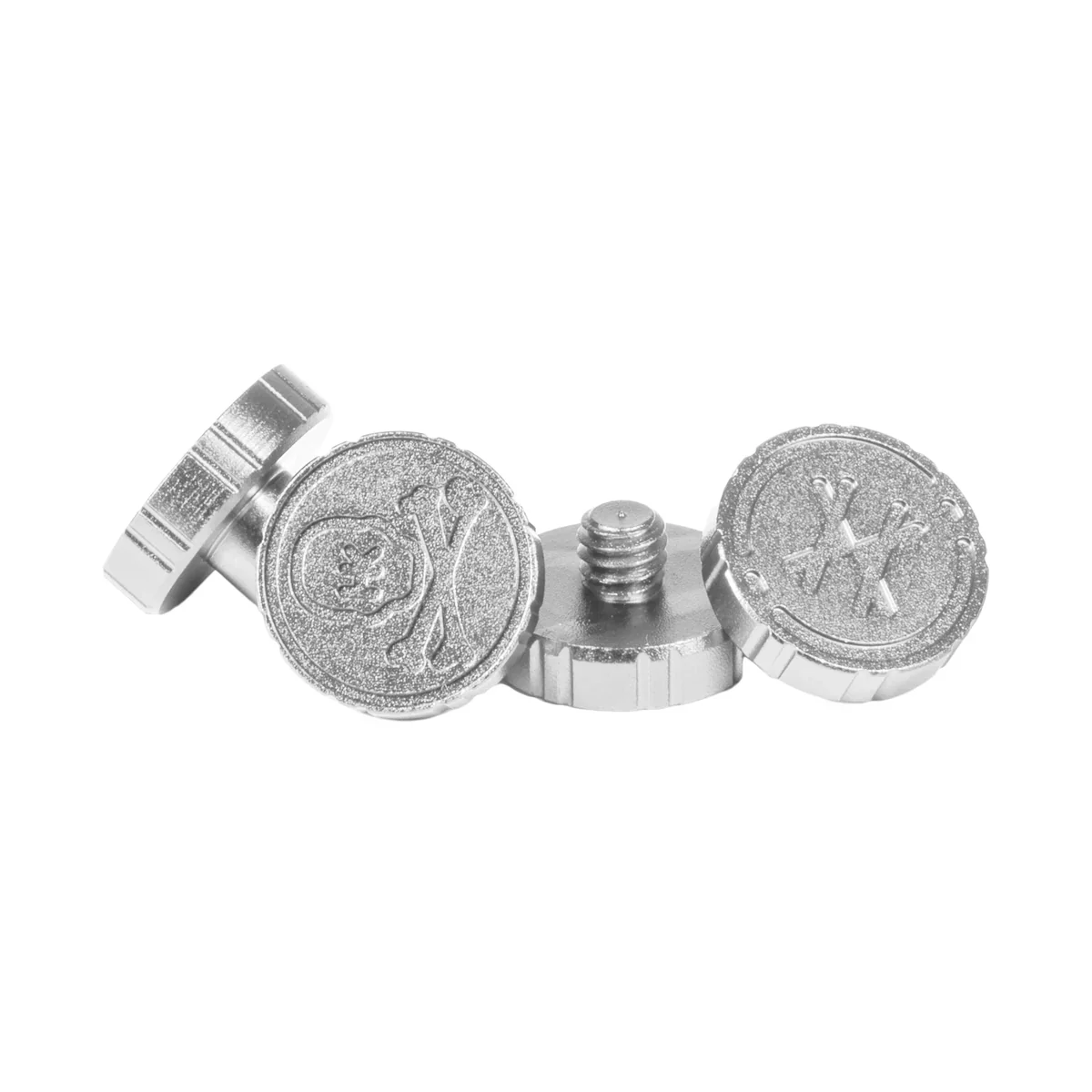 Machined Goggle Screw Set "Icon" Silver - Image 3