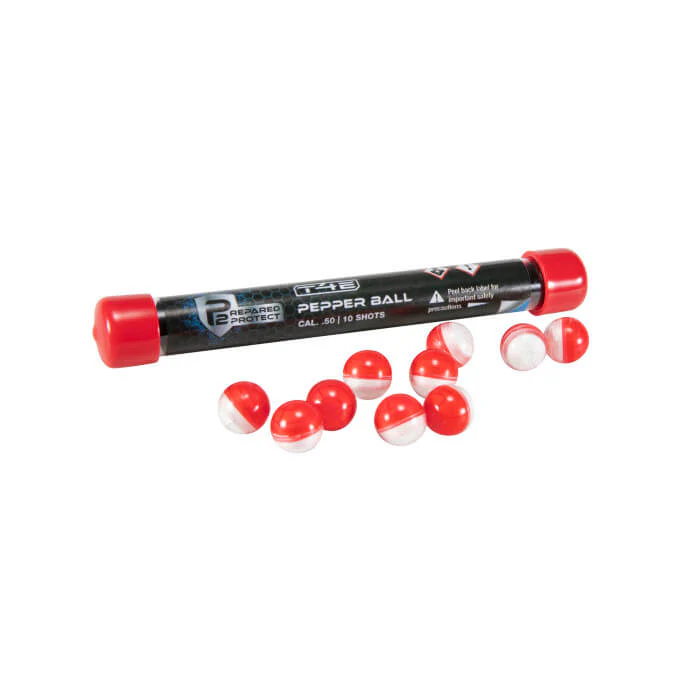 Pepper Ball Rounds .50 Cal Red/White 10 Count | Self Defense | P2P - Image 4