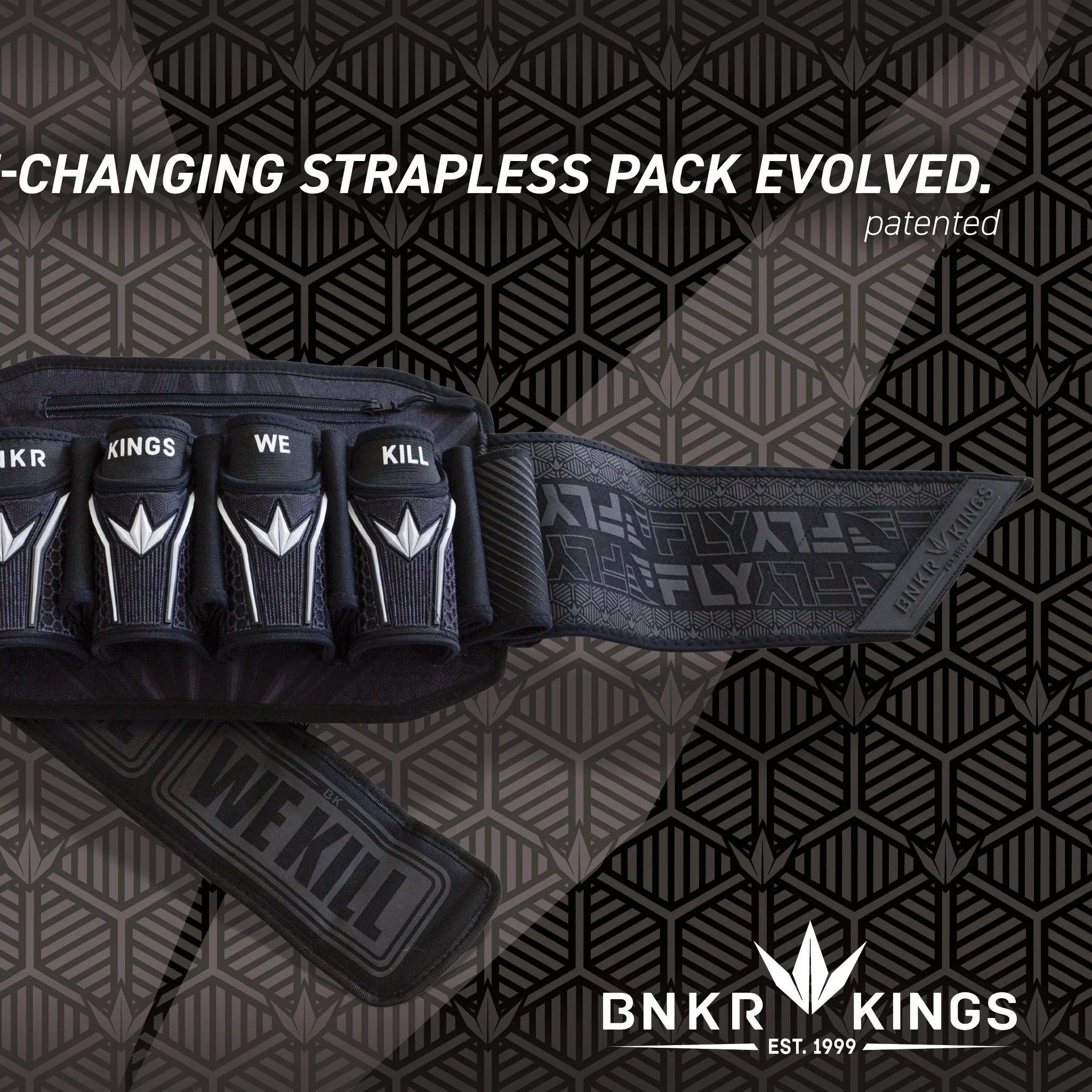 Paintball Harness Fly2 Pack - Coronation Black | 4+7 | Bunkerkings - Image 3