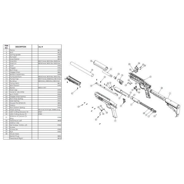 Rifle Parts - Gotcha Part# 5 Inner Barrel-Large ID (Pre 6/19)