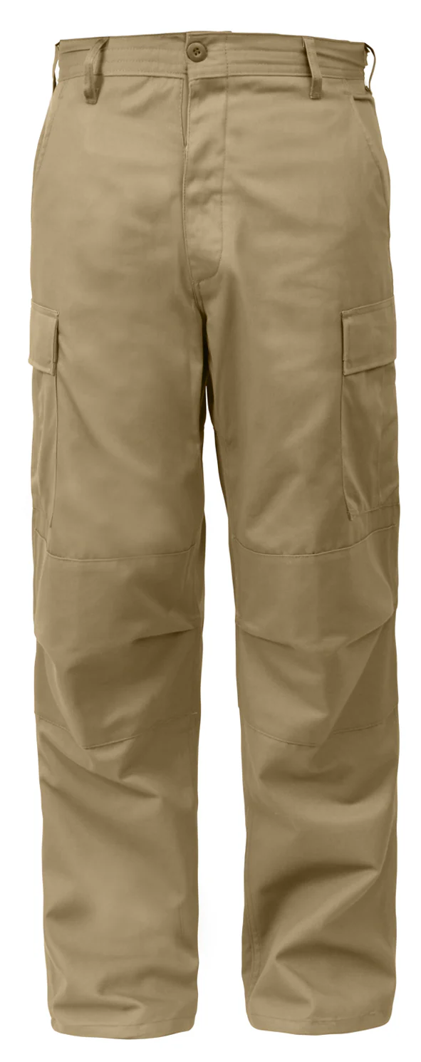 Rothco Relaxed Fit Zipper Fly Bdu Pants - Khaki - Image 5