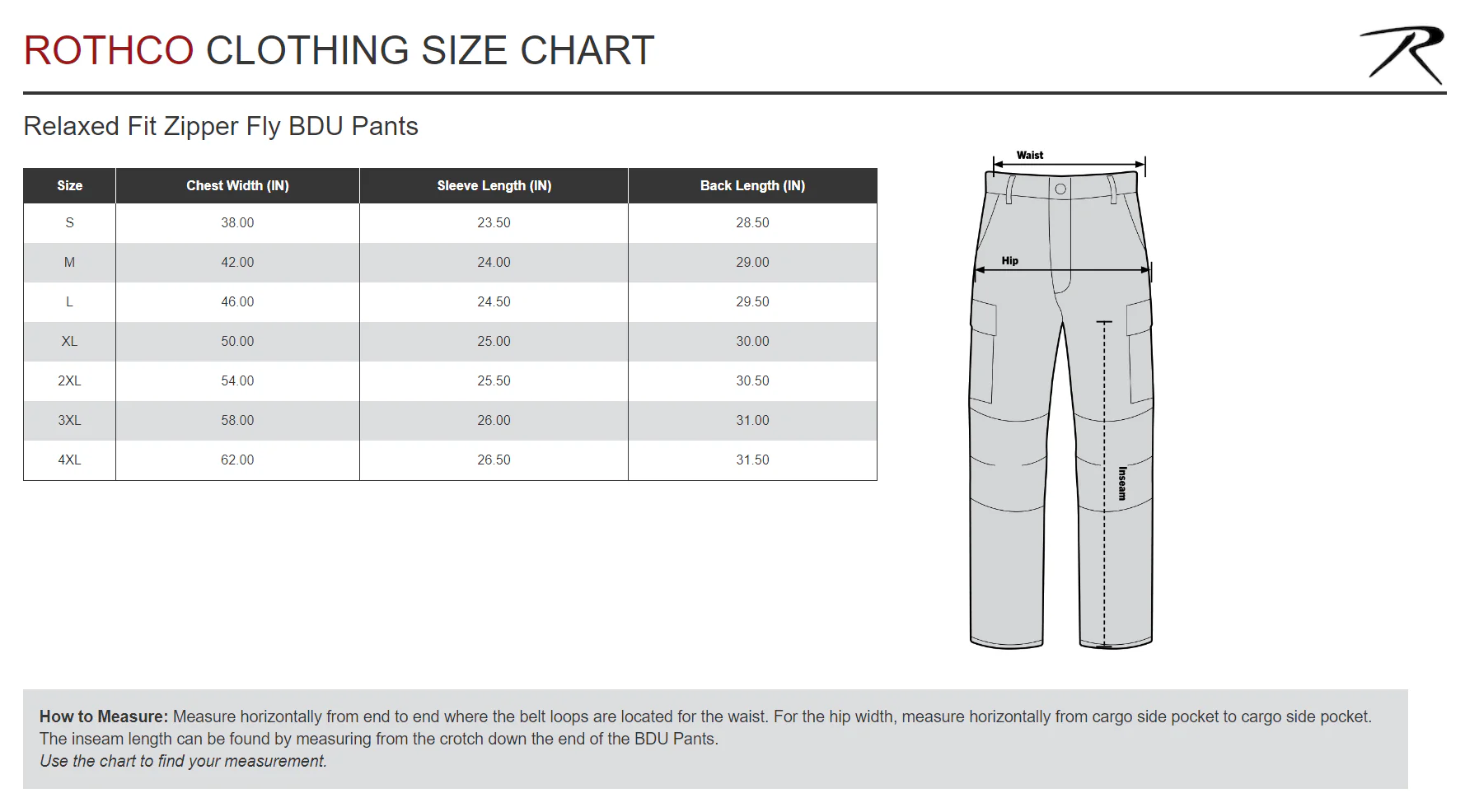 Rothco Relaxed Fit Zipper Fly Bdu Pants - Khaki - Image 7